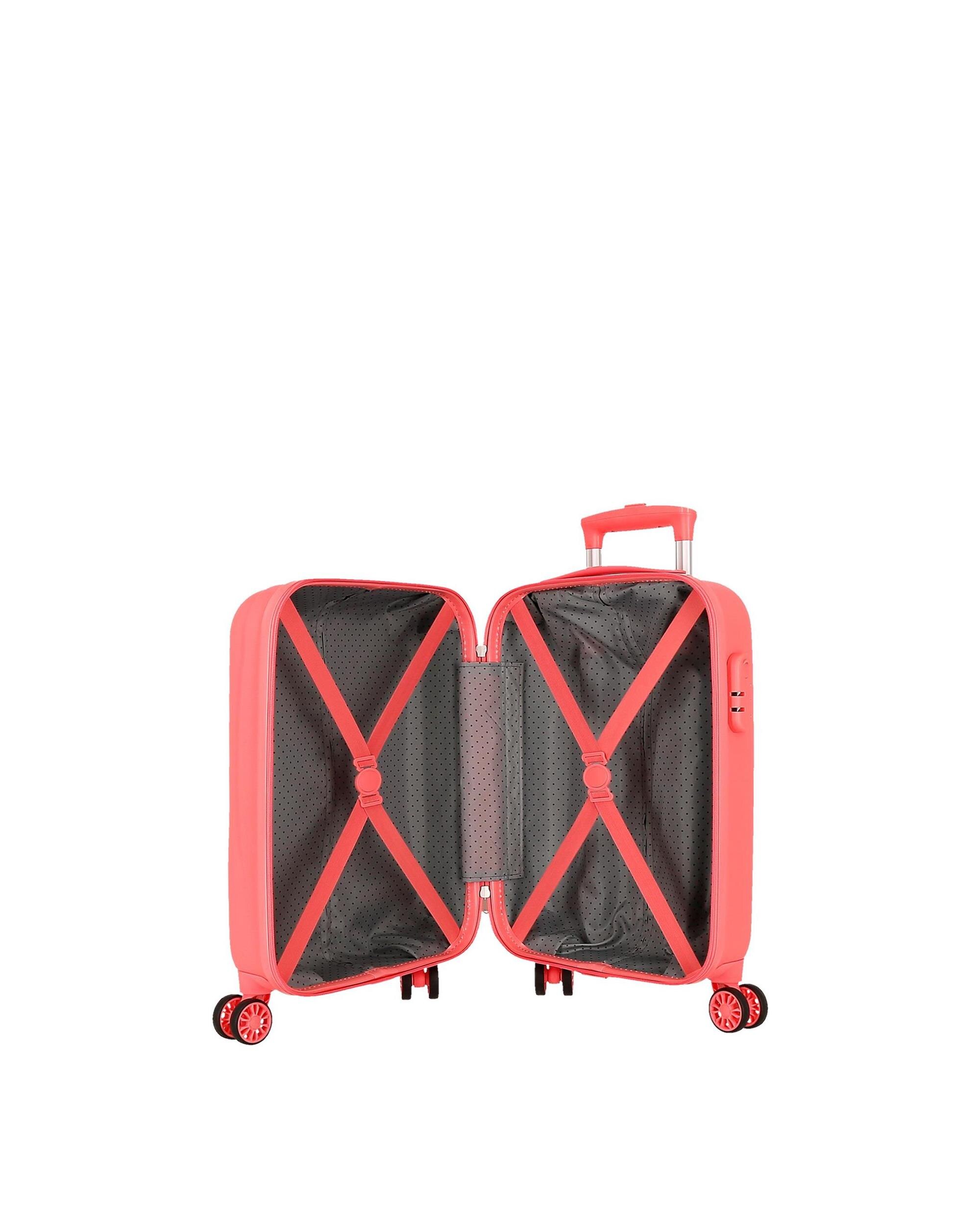 Mala de Cabine Aristogatos Better Together Rígida 50 Cm Coral-5