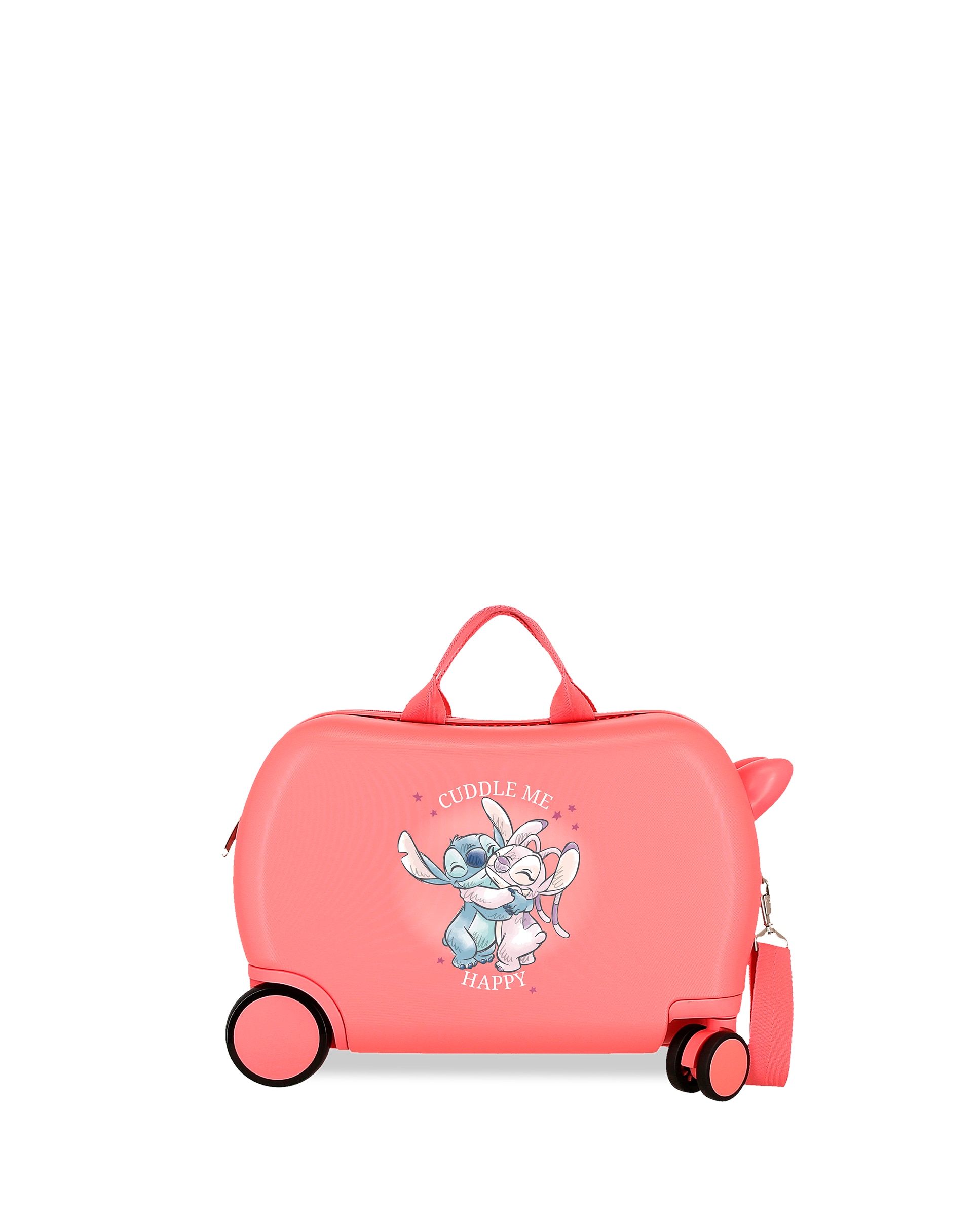 Mala Infantil 2 Rodas Multidirecionais Stitch Cuddle Me com Capacidade de 28l Coral-1