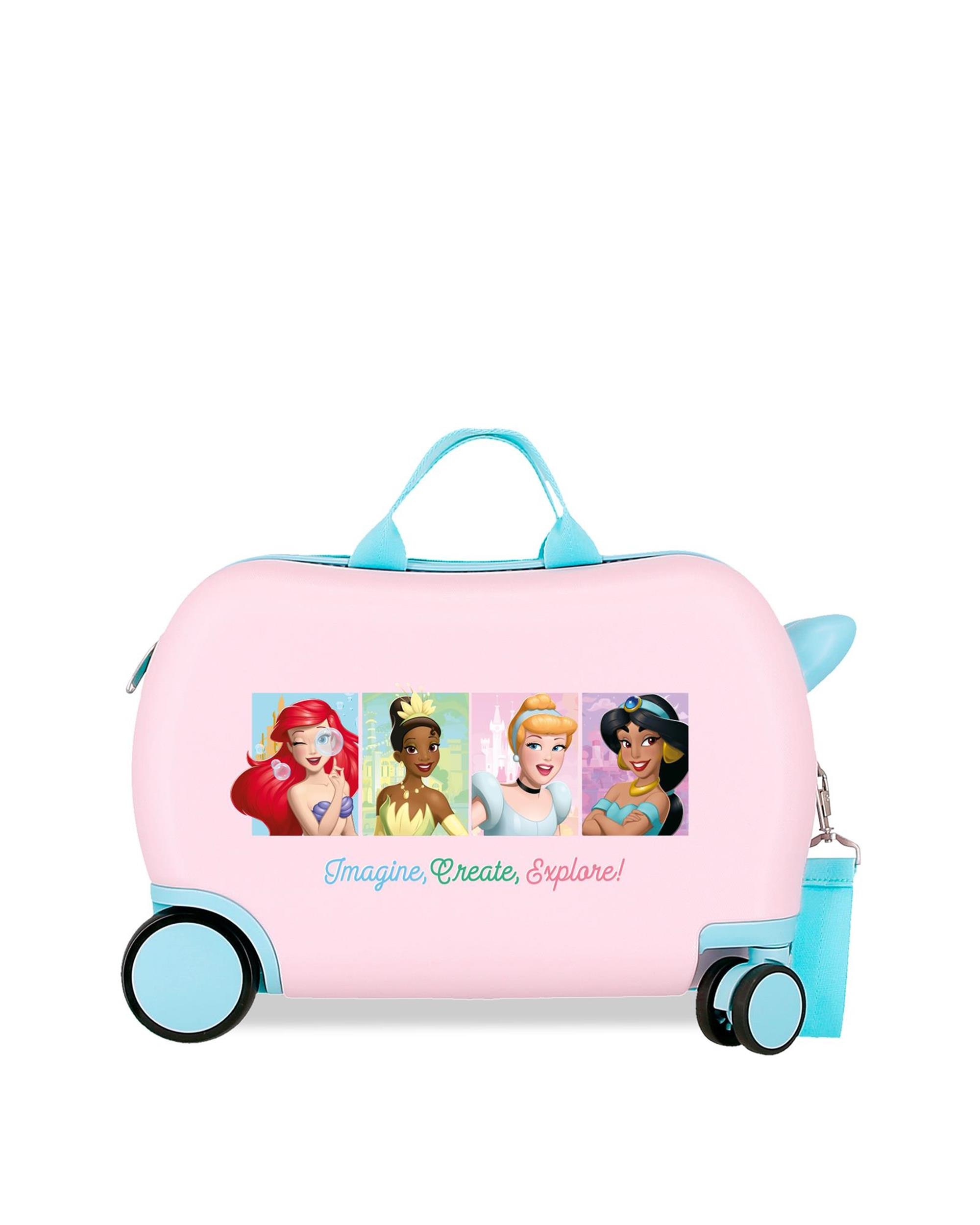 Mala Infantil 2 Rodas Multidirecionais Imagine, Create & Explore Rígida com Capacidade de 28l Rosa-1