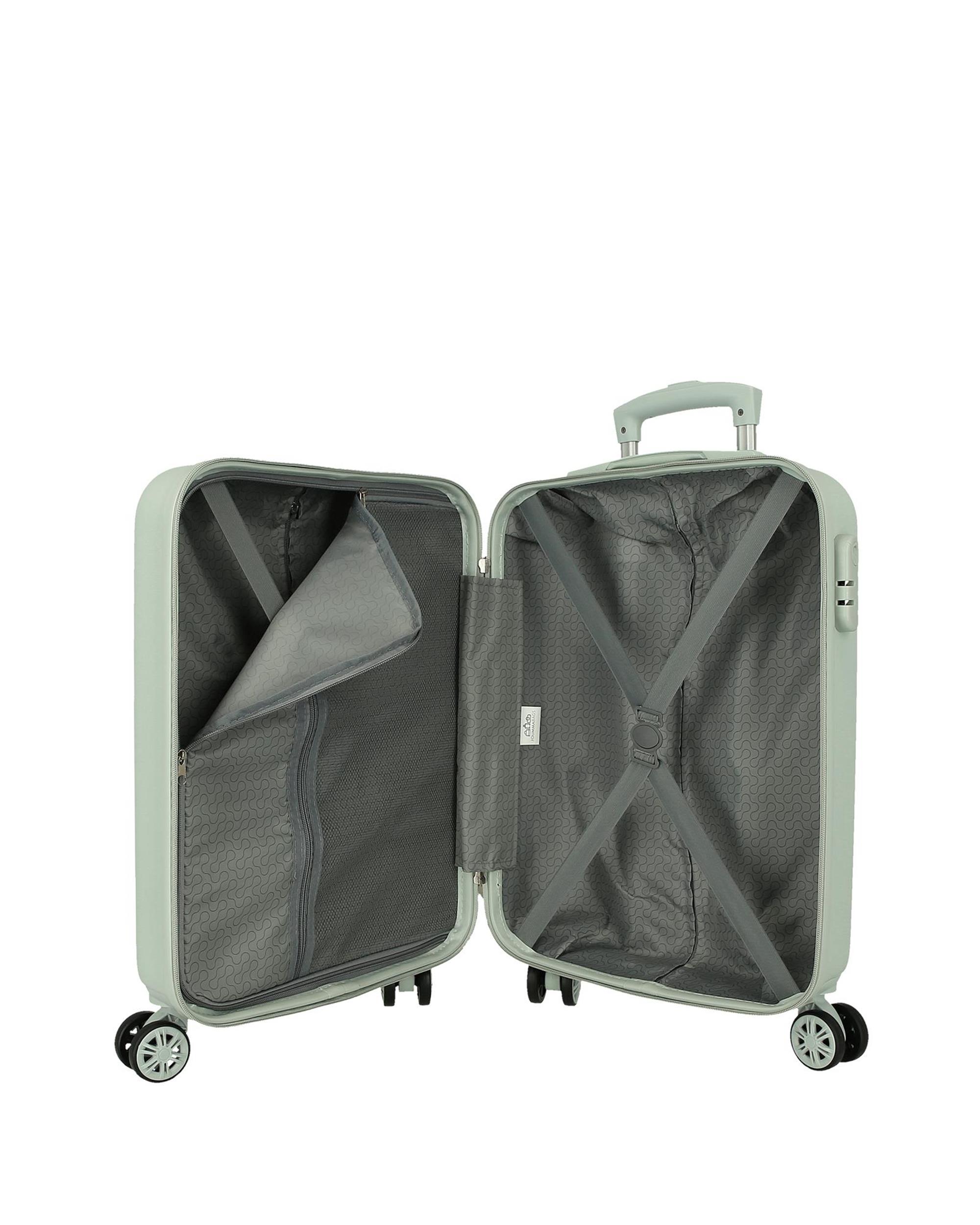 Mala de Cabine Mickey Mountains Rígida com Capacidade de 35l Verde-5