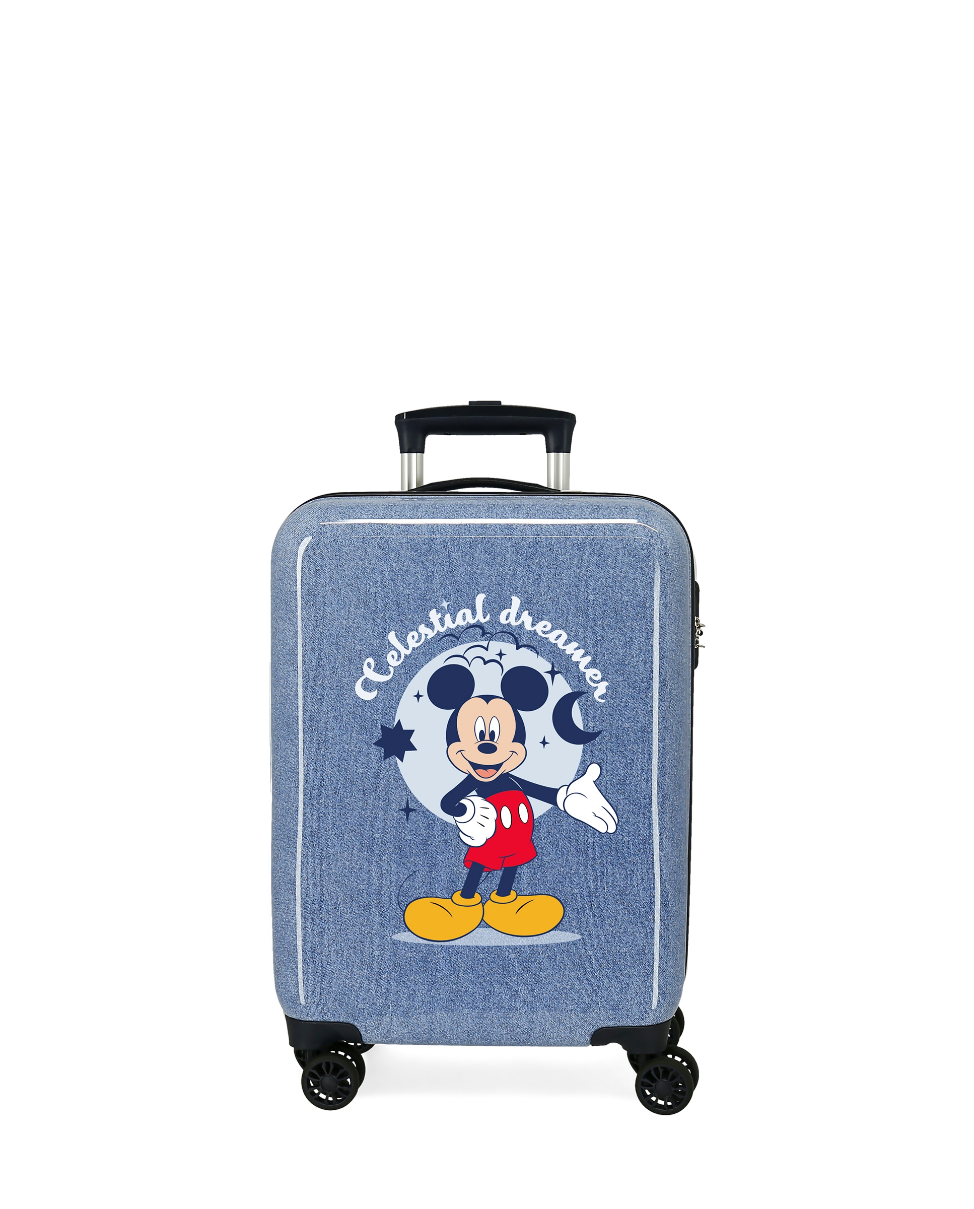Maleta de Cabine Mickey Mountains Rígida com Capacidade de 34l Azul-1