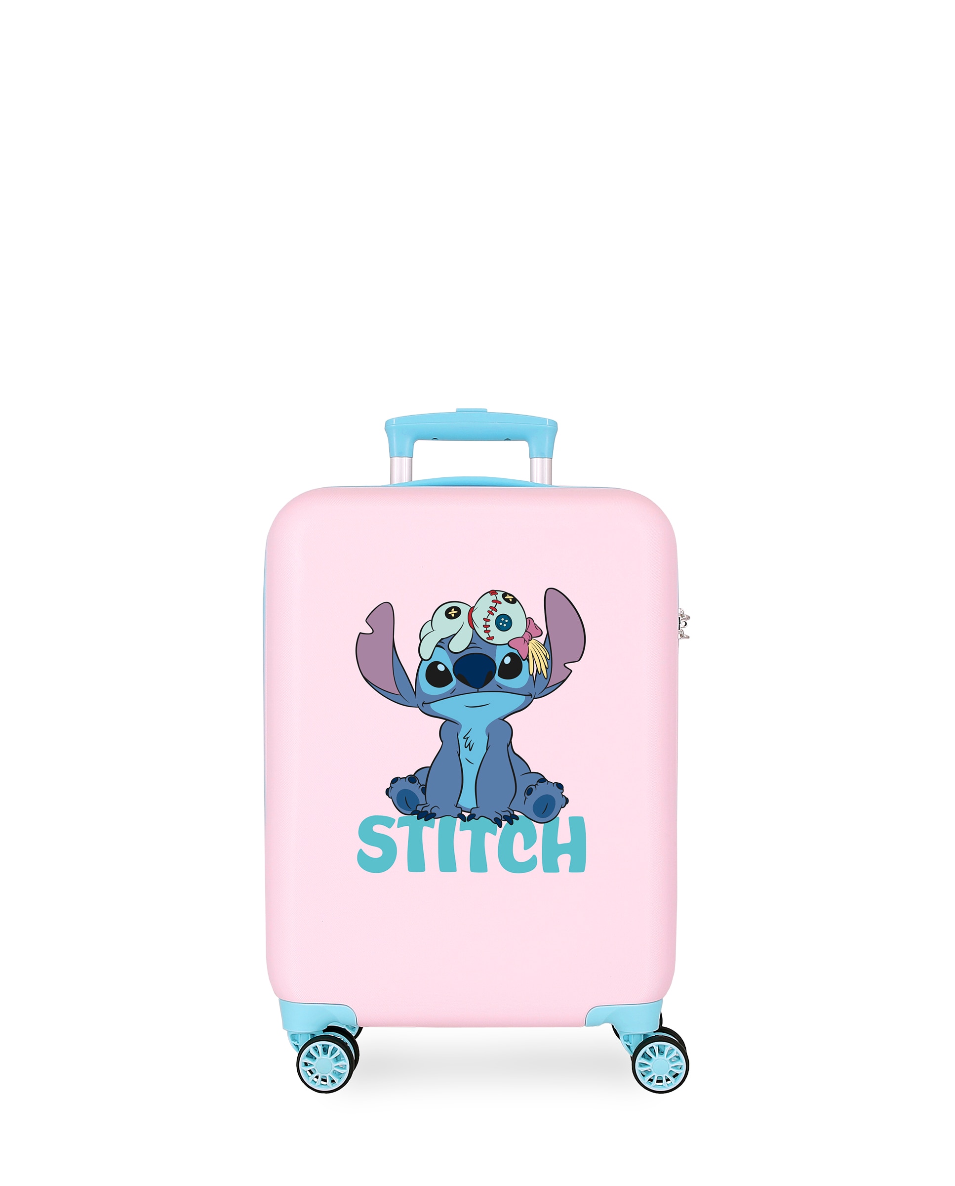 Mala de Cabine Stitch In The World Rígida com Capacidade de 35l em Rosa Rosa-1