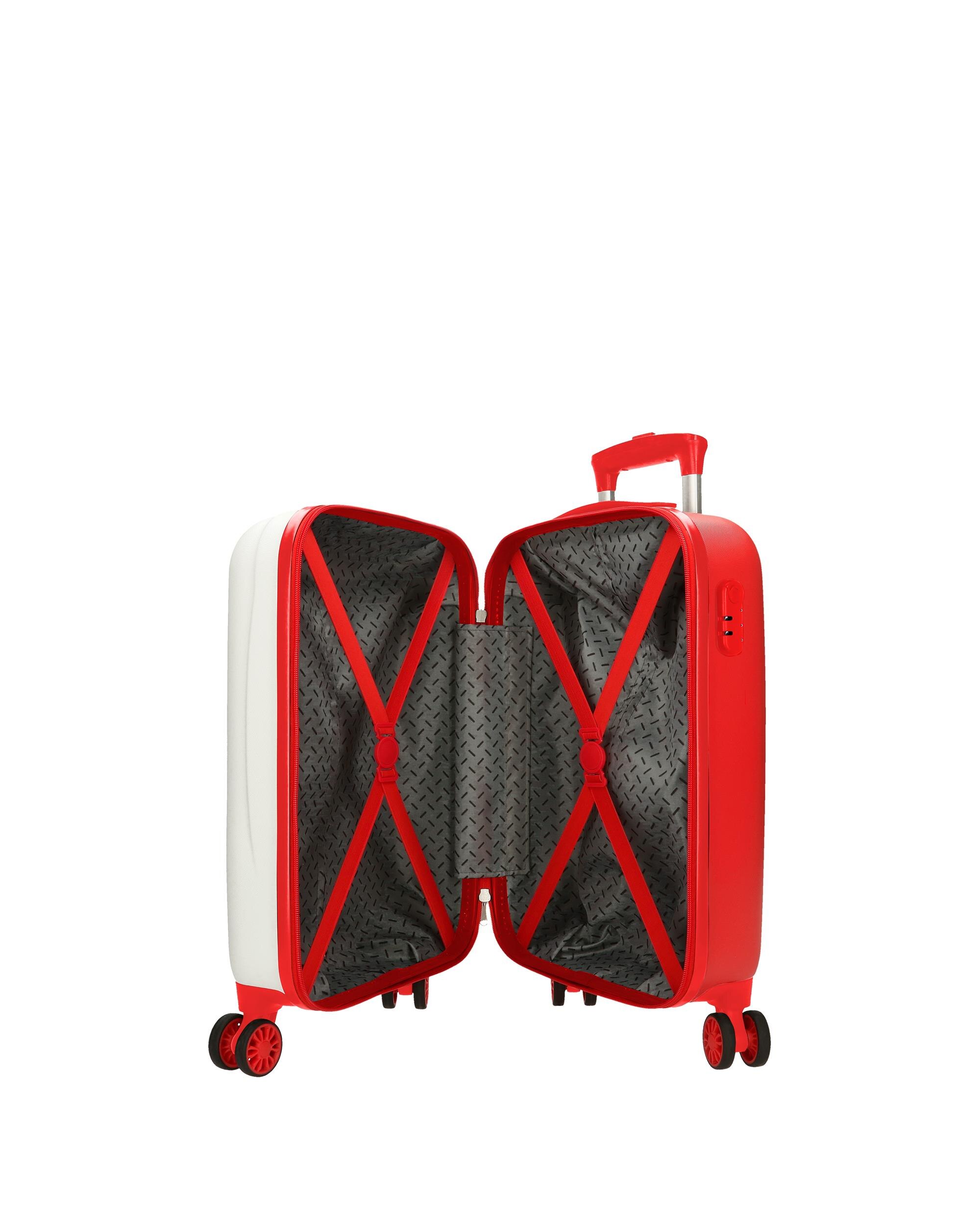 Mala de Cabine Spidey Team Up Rígida com Capacidade de 33l Branco / Vermelho-5