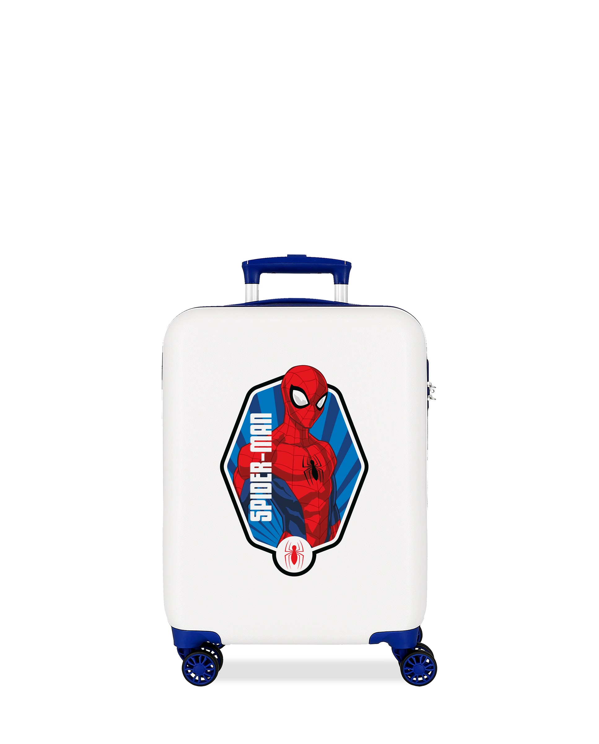 Mala de Cabine Spiderman Brave Rígida com Capacidade de 35l em Branco Branco / Azul-1