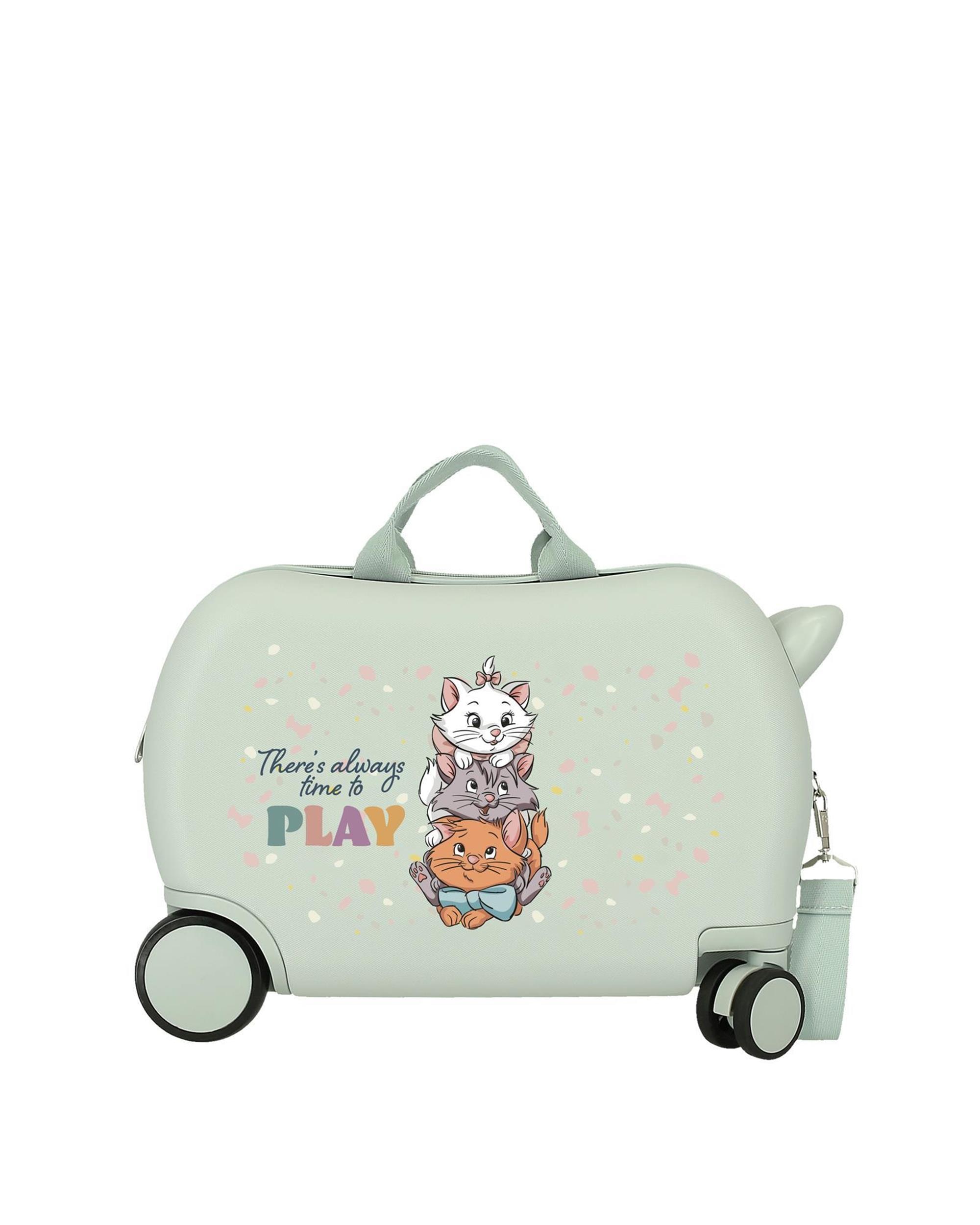 Imagem 0 de Mala Infantil 2 Rodas Multidirecionais os Aristogatos Time To Play com Capacidade de 24l