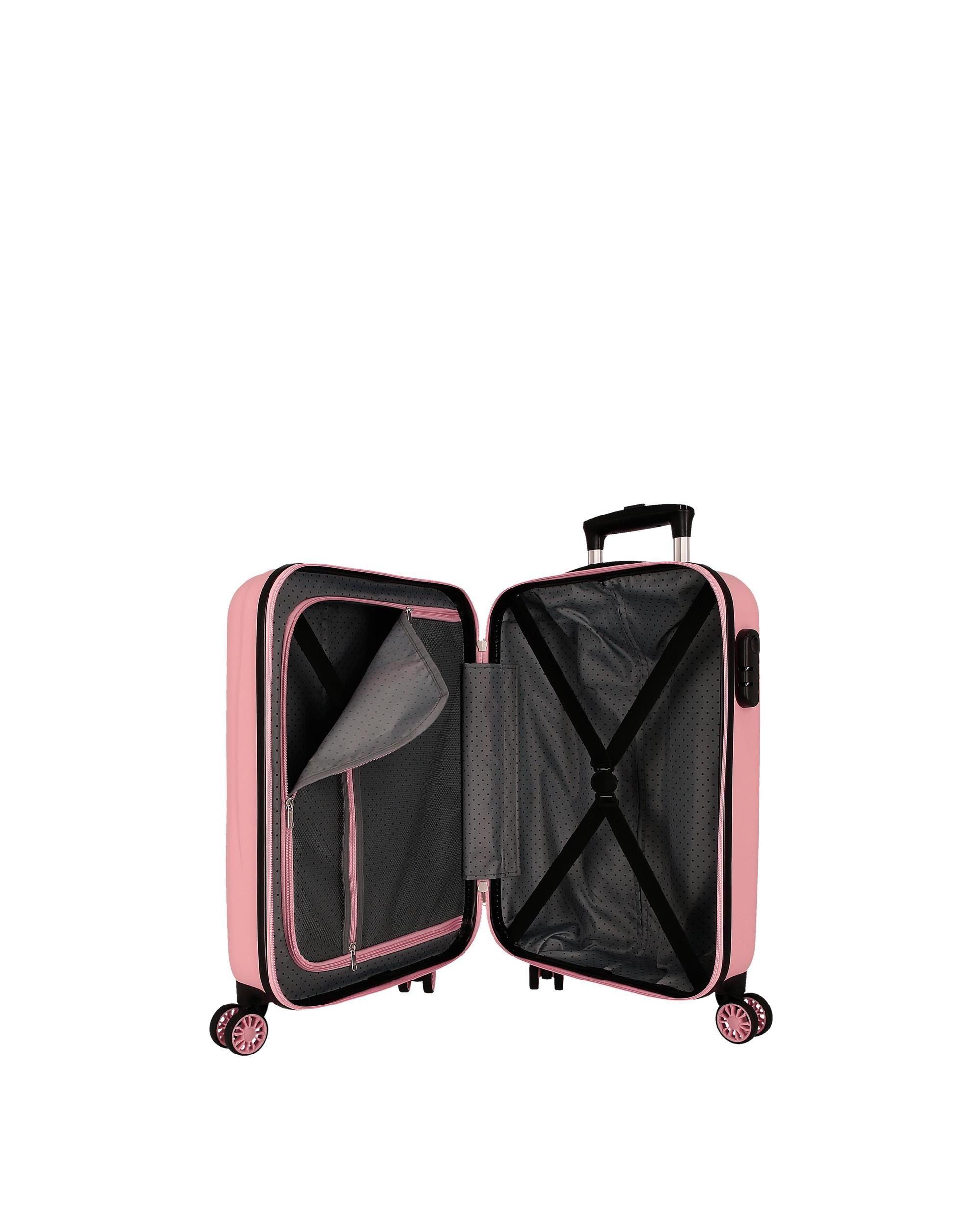 Mala de Cabine Mickey Sketch Rígida com Capacidade de 35l Rosa-5