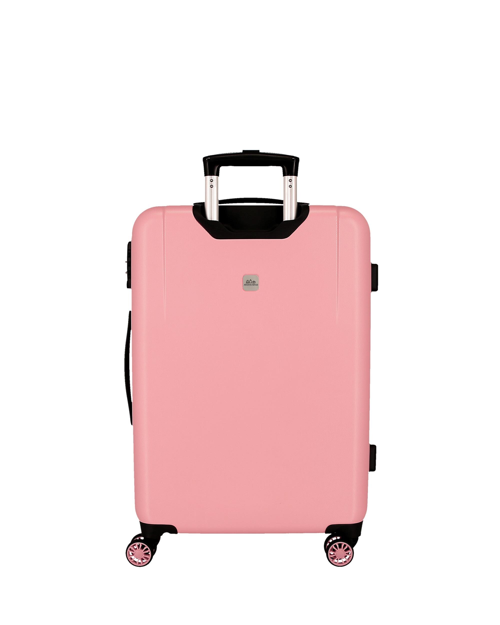 Conjunto de Malas Infantis Mightmare Rígidas com Capacidade de 90l Rosa-3
