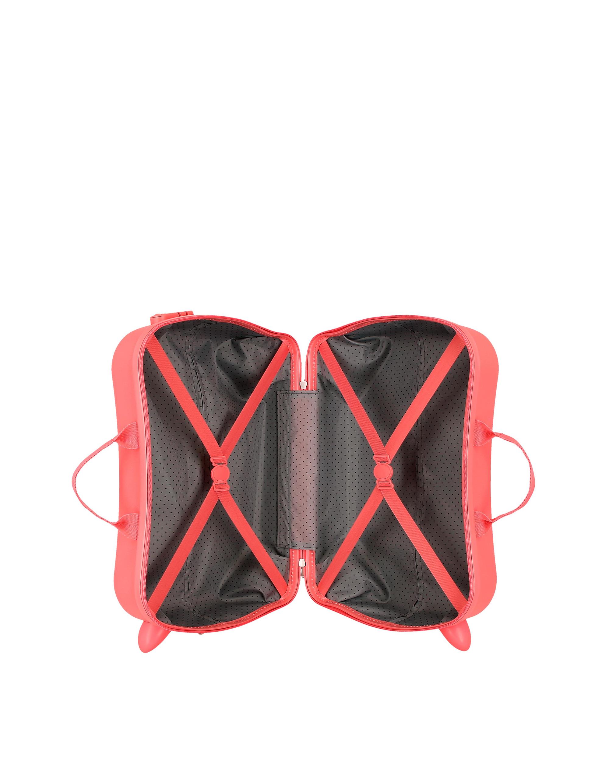Maleta Infantil 2 Rodas Multidirecionais Inside Out 2 Ansiedade Rígida com Capacidade de 34l Rosa-5
