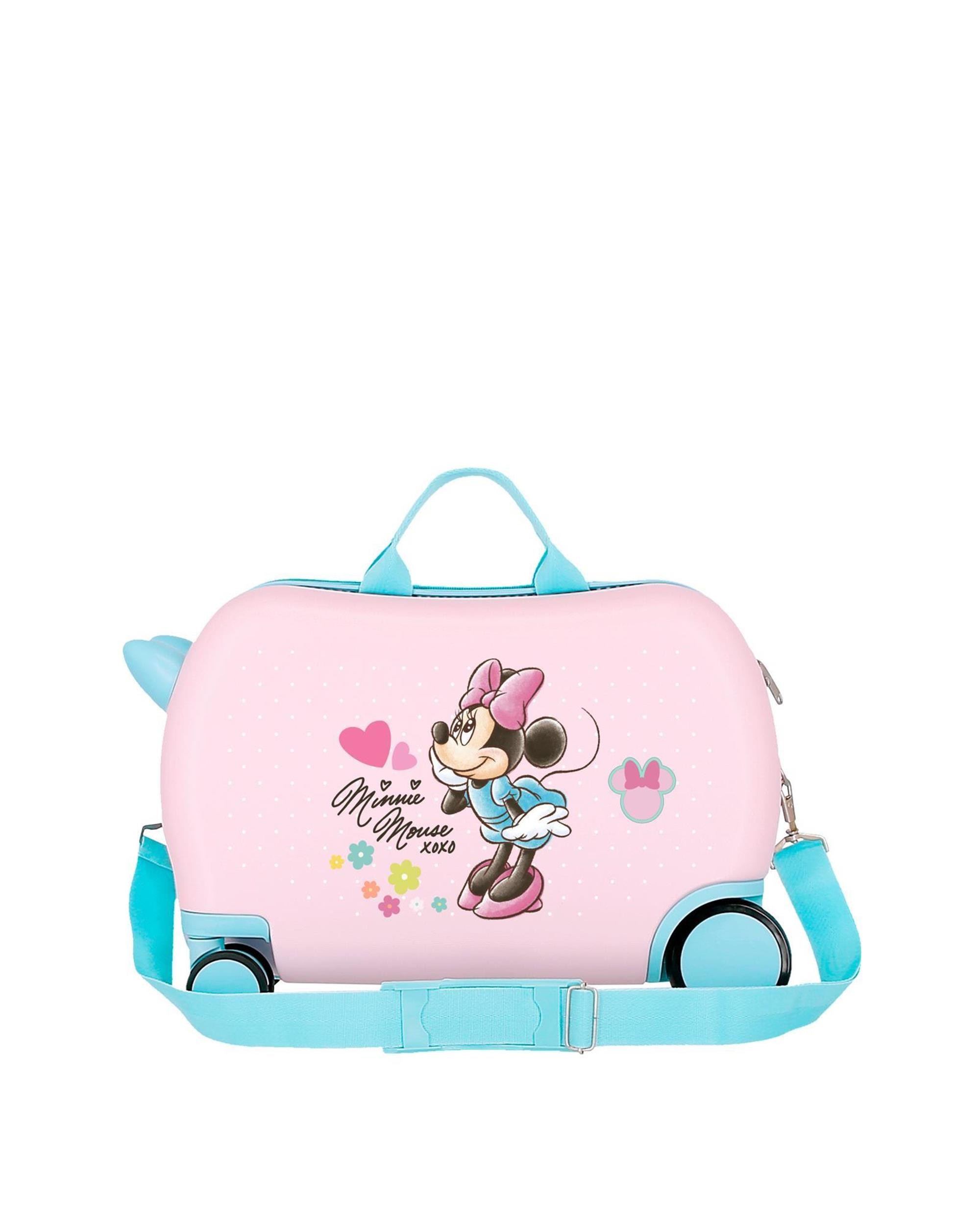Mala Infantil 2 Rodas Multidirecionais Minnie Imagine com Capacidade de 28l Rosa-3