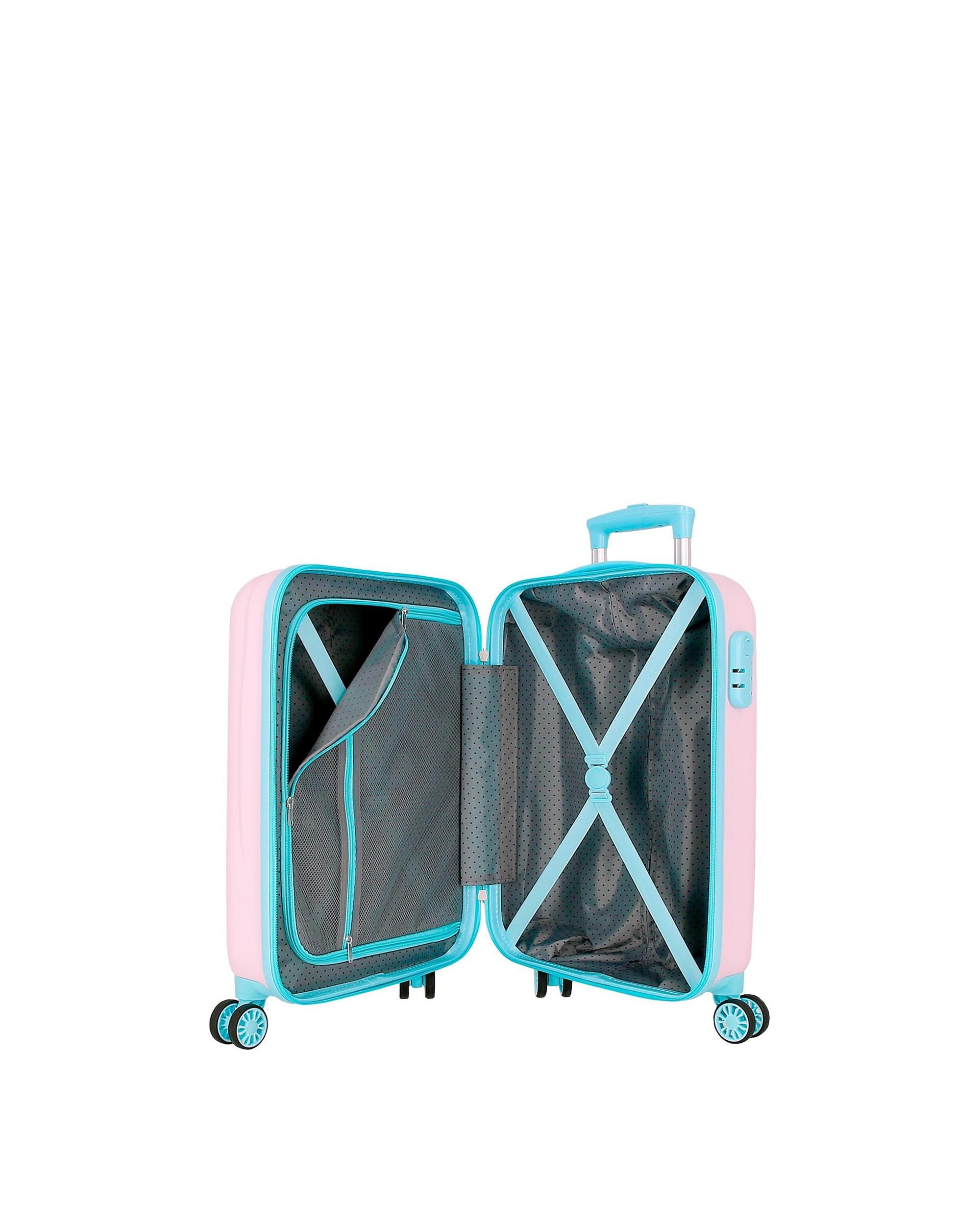 Mala de Cabine All Right Rígida 35l em Rosa Rosa-5