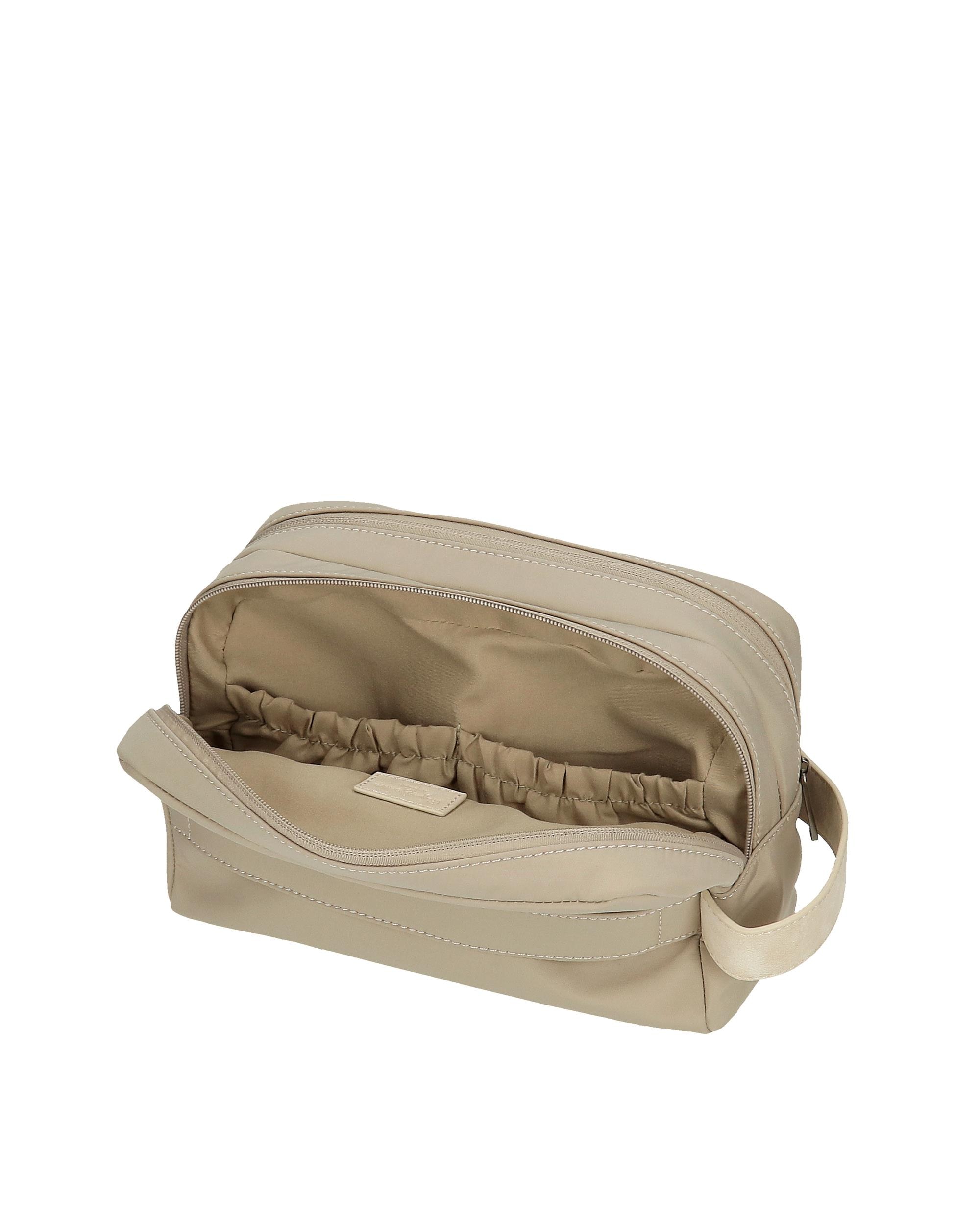 Necessaire Pepe Jeans Jana de Dois Compartimentos com Alça Lateral em Azul-claro Ouro-4