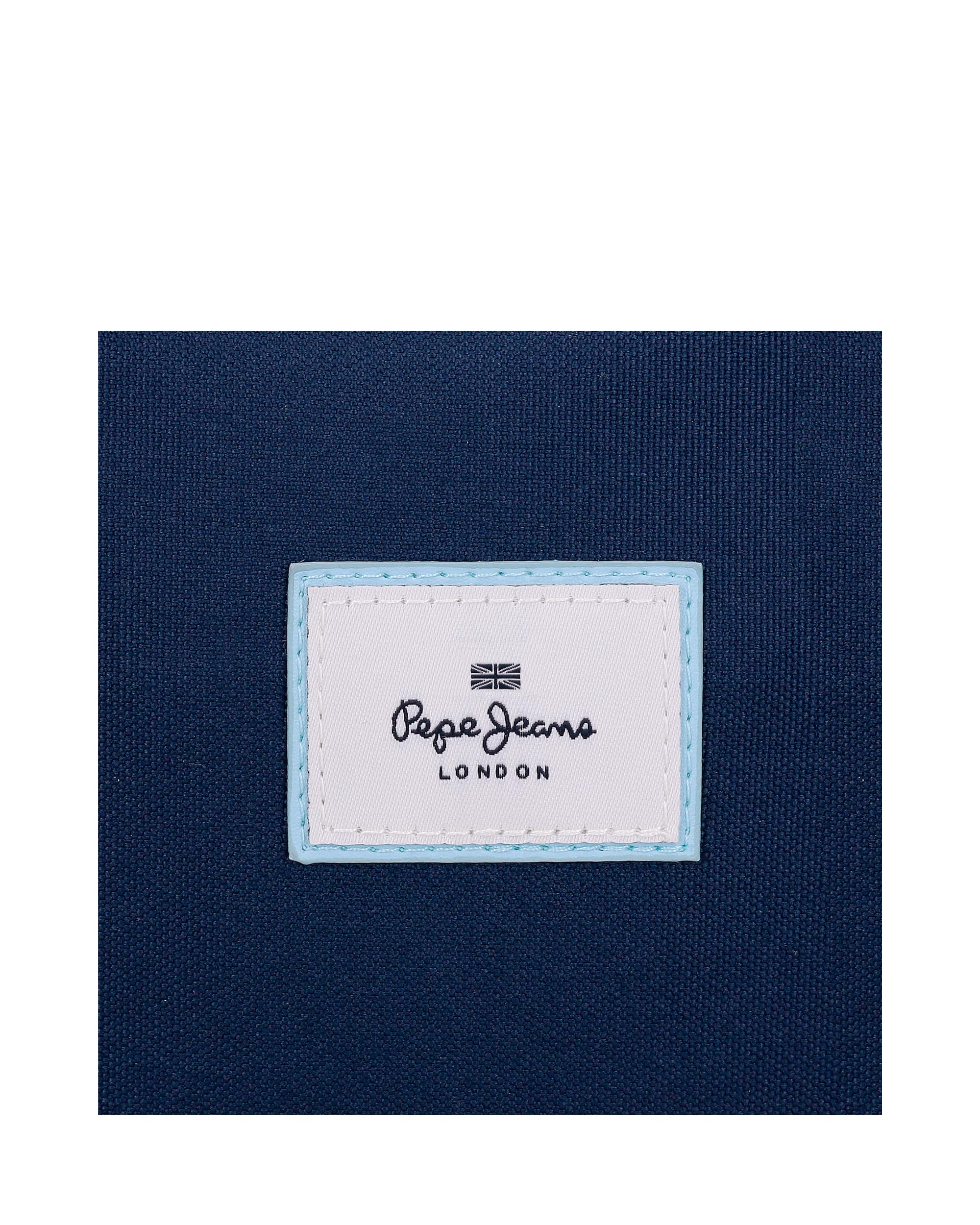 Bolsa de Cintura Noni Denim com Correia Ajustável em Azul Azul-4