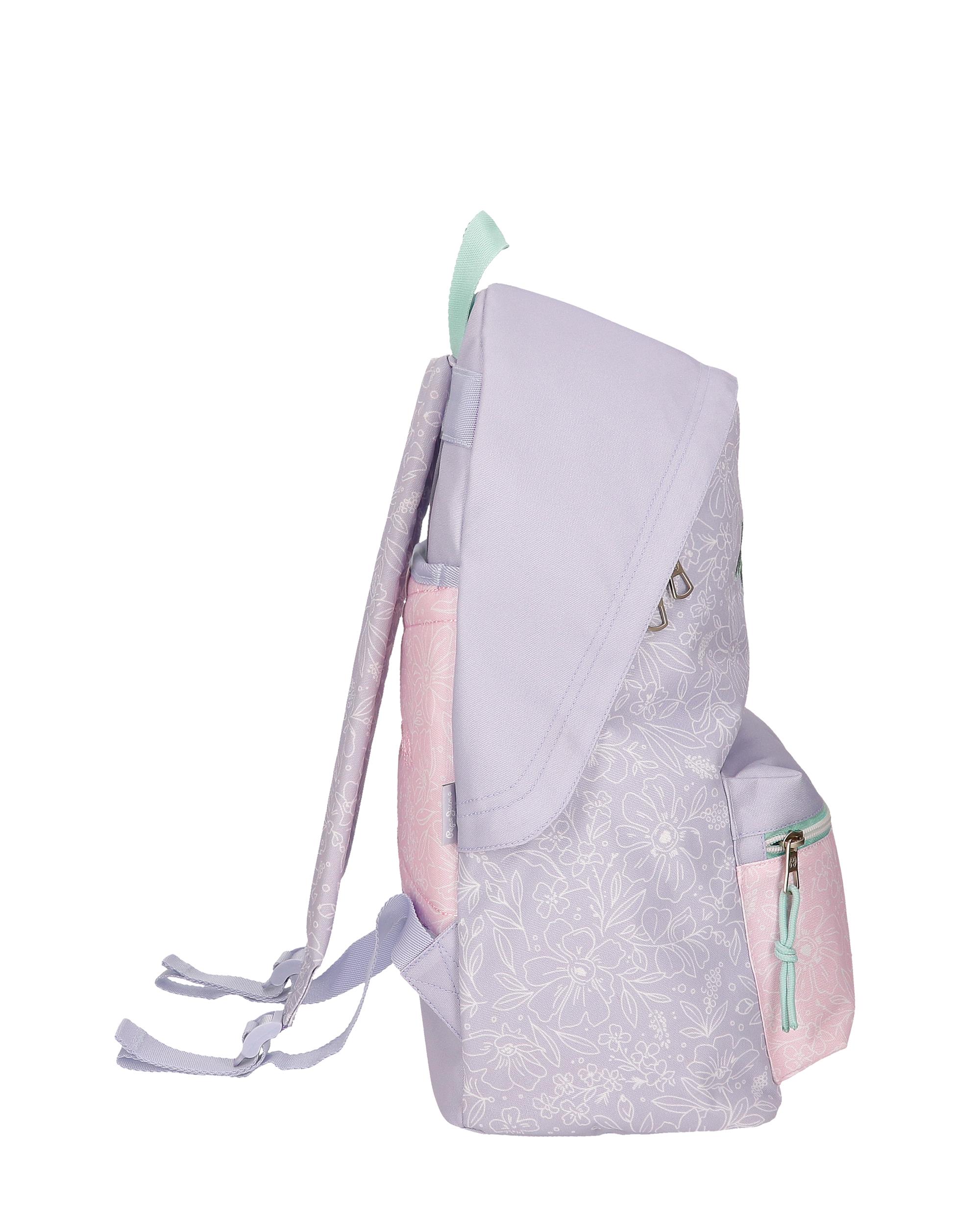 Mochila Renata 42 Cm com Saída de Áudio Roxo-2