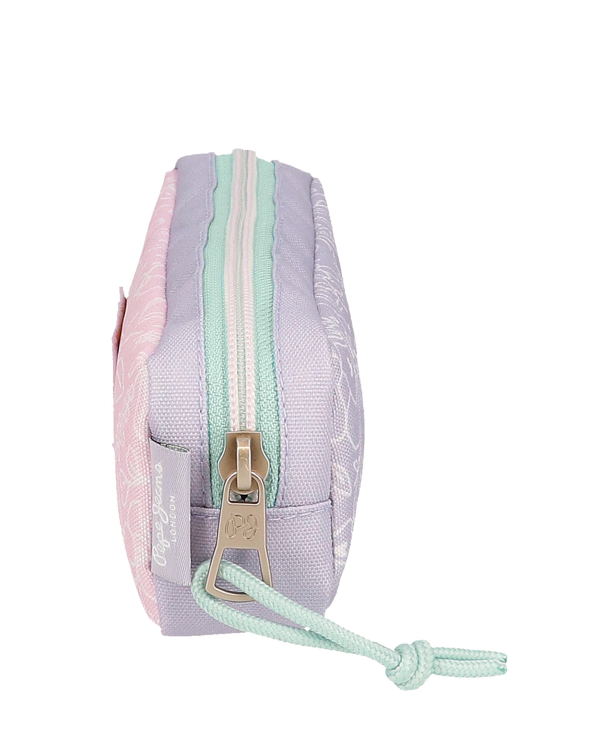 Estojo Renata com Fecho Zip Roxo-2
