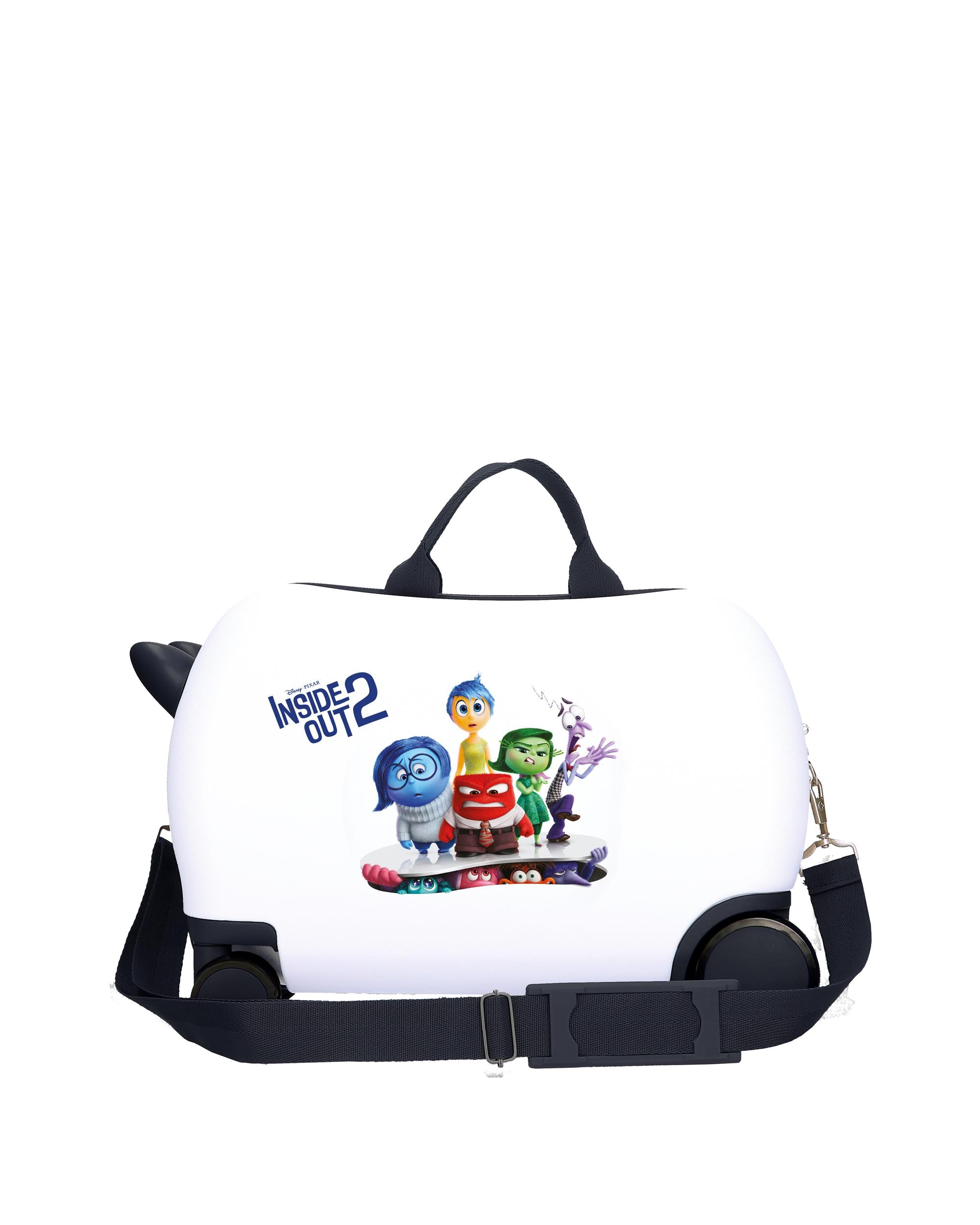 Mala Infantil 2 Rodas Multidirecionais Inside Out 2 com Capacidade de 34l Preto-3