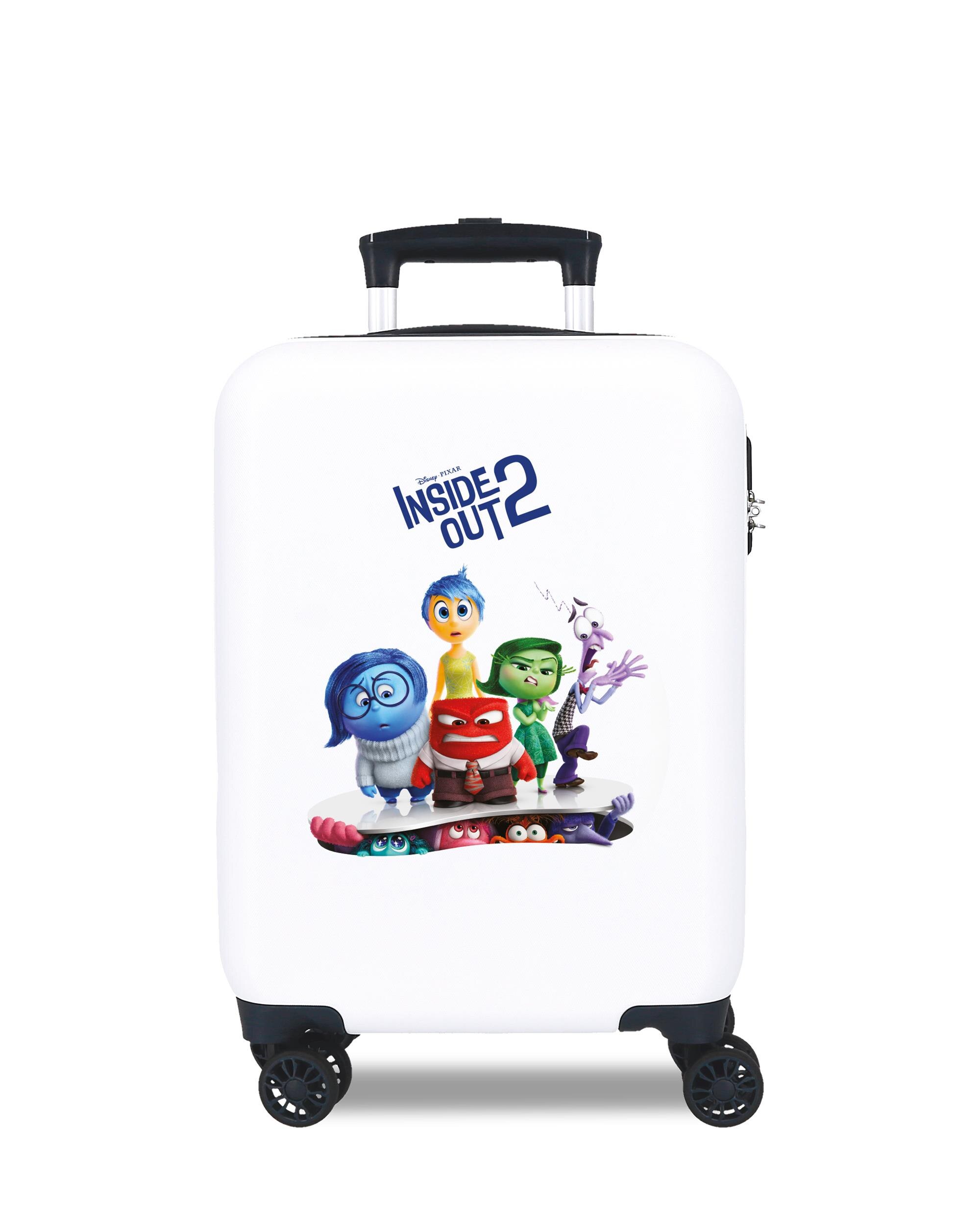 Imagem 0 de Mala Infantil 2 Rodas Multidirecionais Inside Out 2 Alegria com Capacidade de 24l