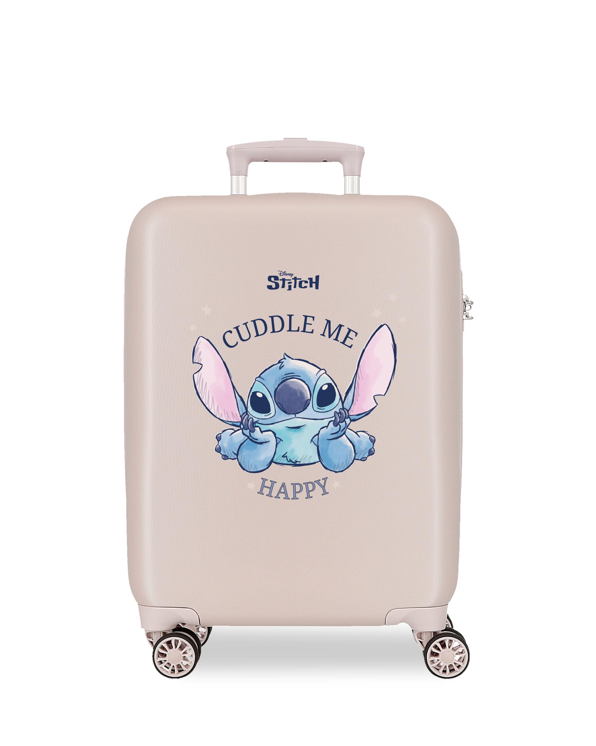 Mala de Cabine Stitch Cuddle Me Happy Rígida com Capacidade de 35l Ouro-1