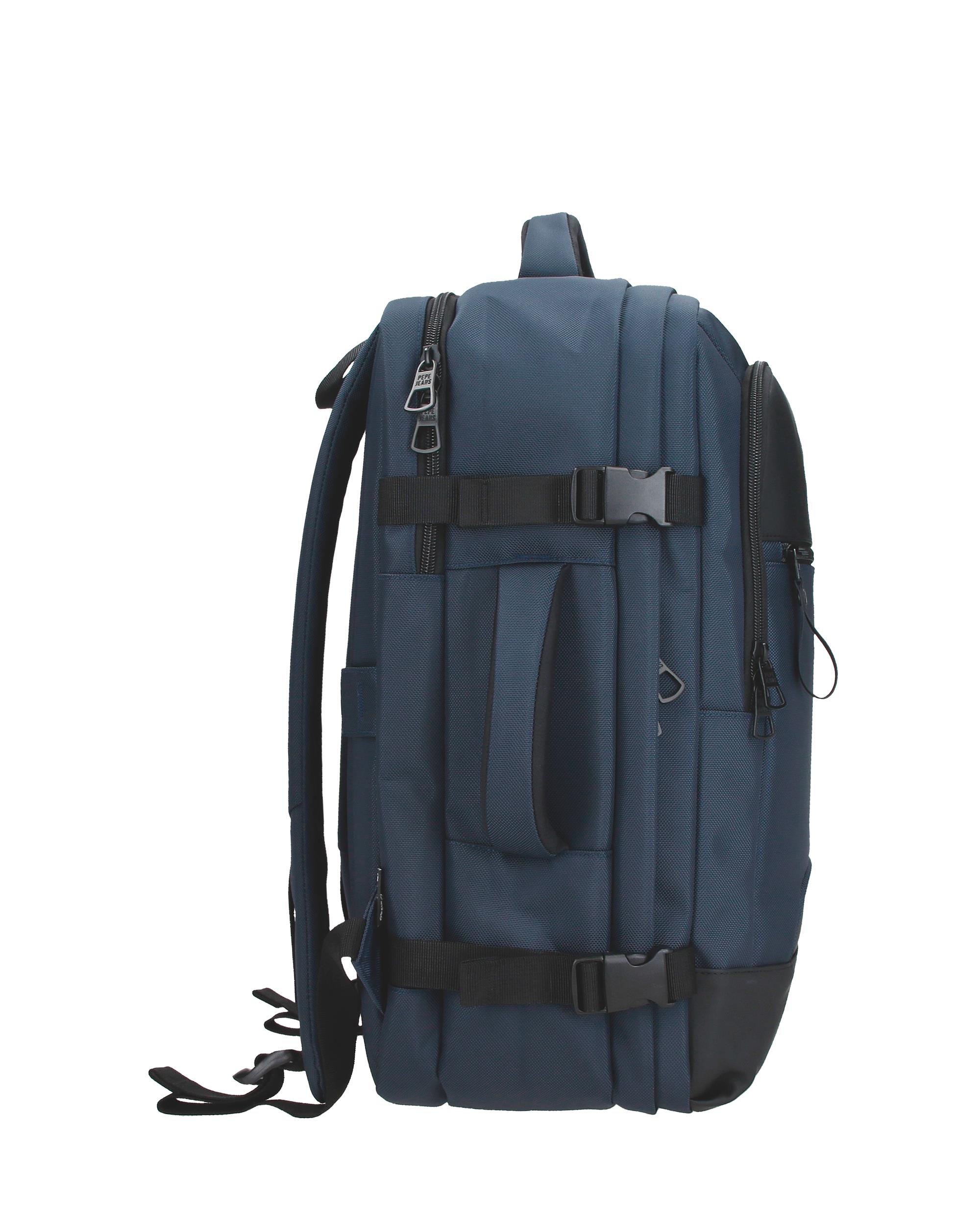 Mochila de Viagem Adaptável Porta Computador 44 Cm Pepe Jeans Bromley 24 Caqui Azul-2