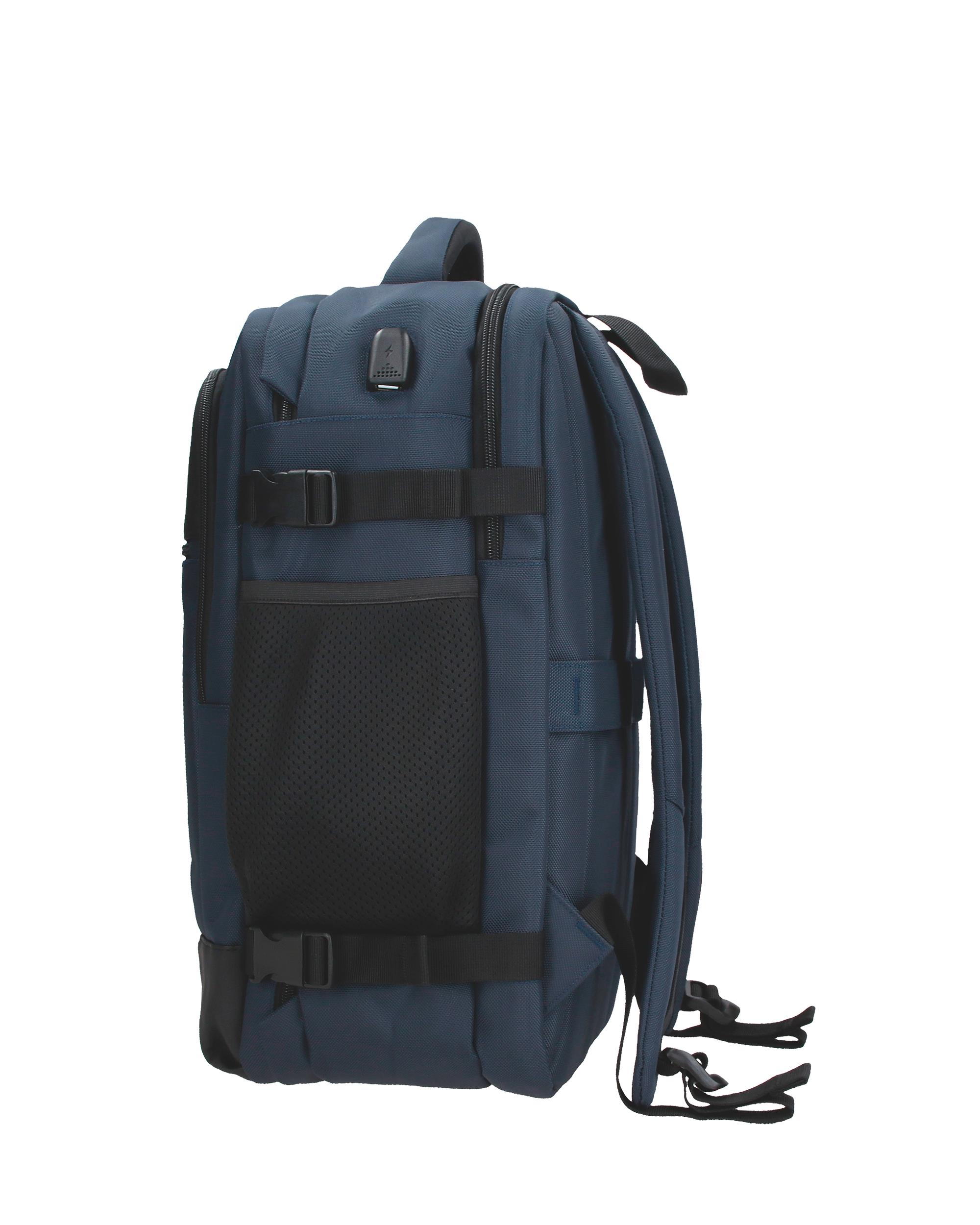 Mochila de Viagem Adaptável Porta Computador 44 Cm Pepe Jeans Bromley 24 Caqui Azul-4