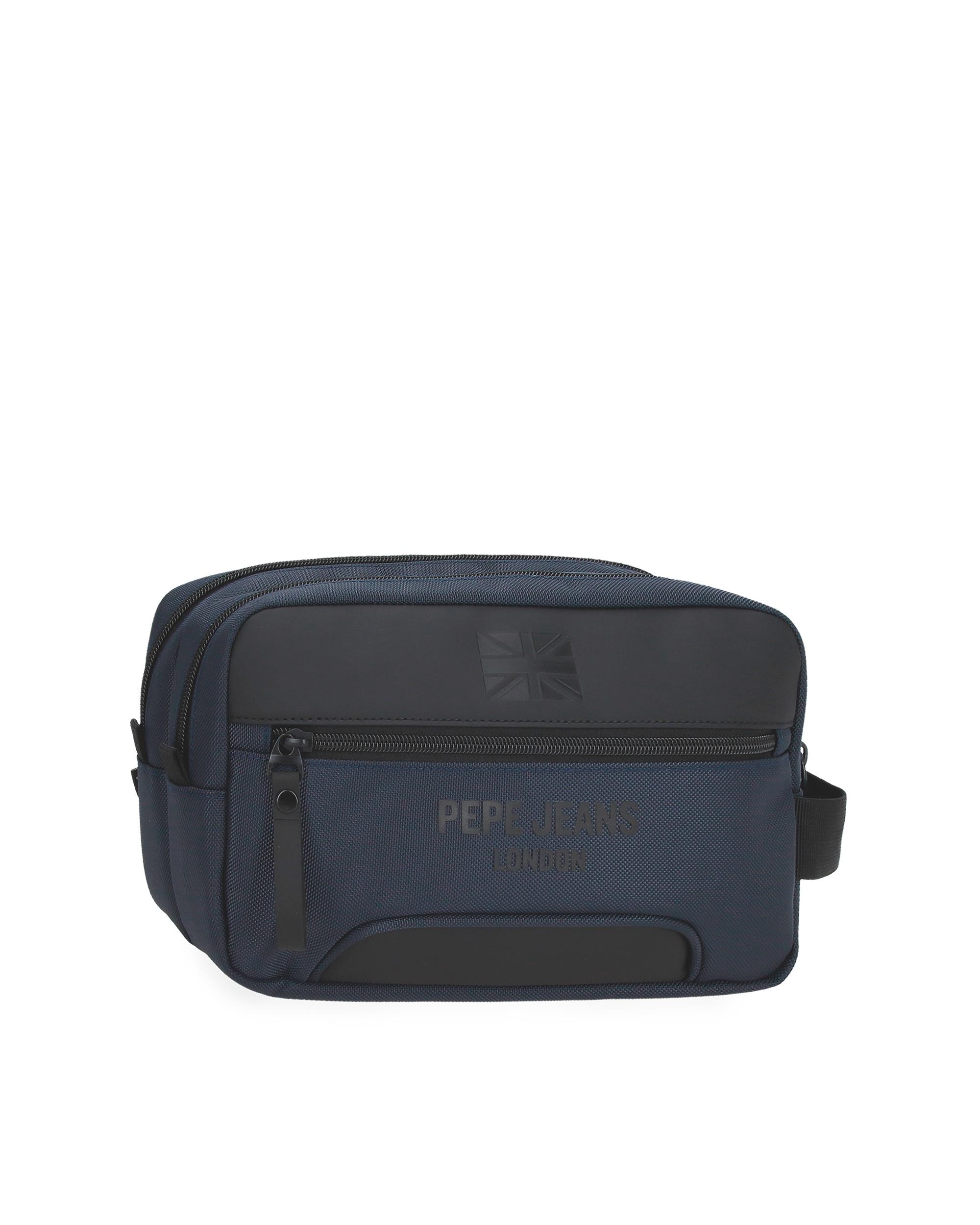 Imagem 0 de Necessaire Pepe Jeans Bromley Dois Compartimentos Adaptável em Azul