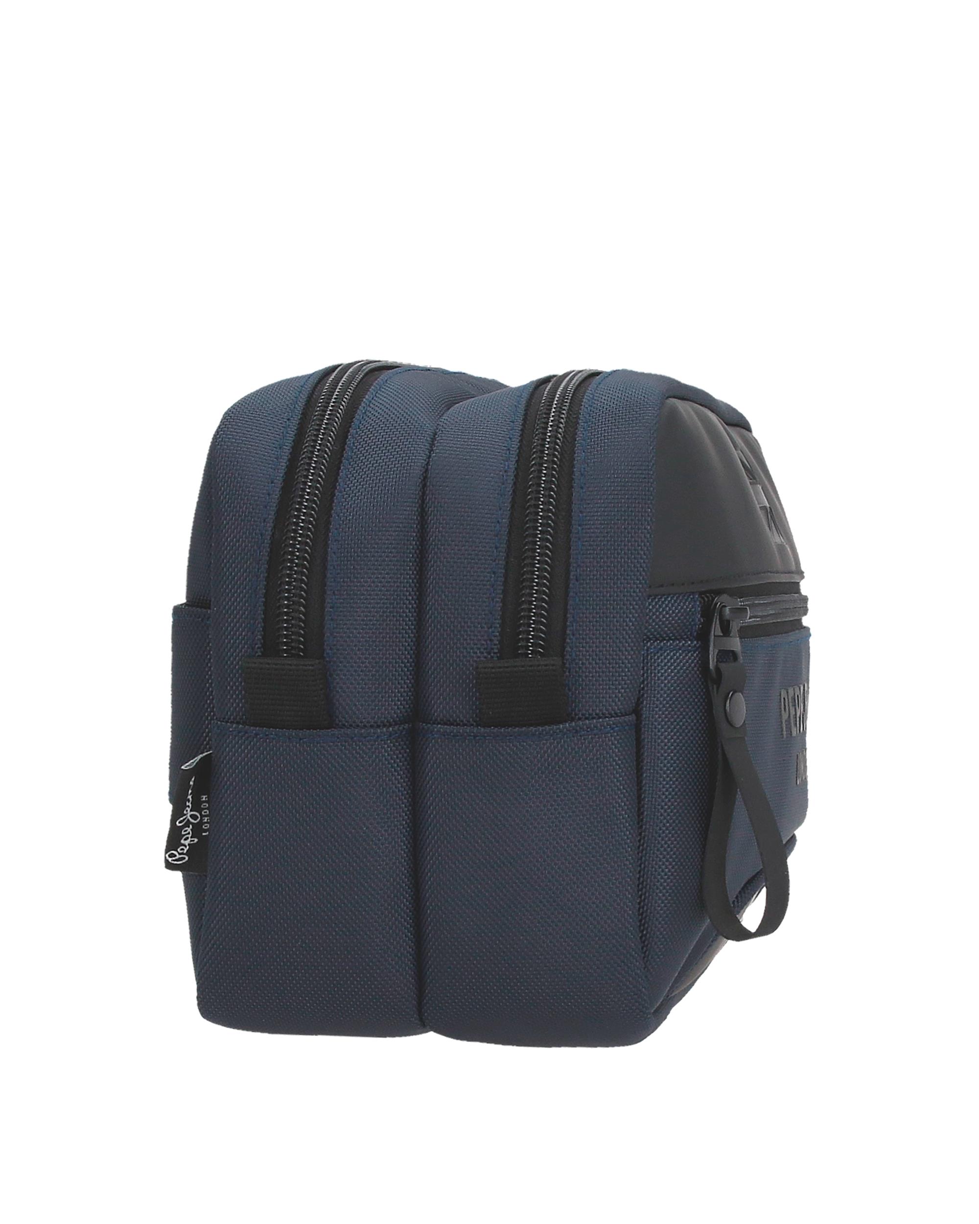 Necessaire Pepe Jeans Bromley Dois Compartimentos Adaptável em Azul Azul-2