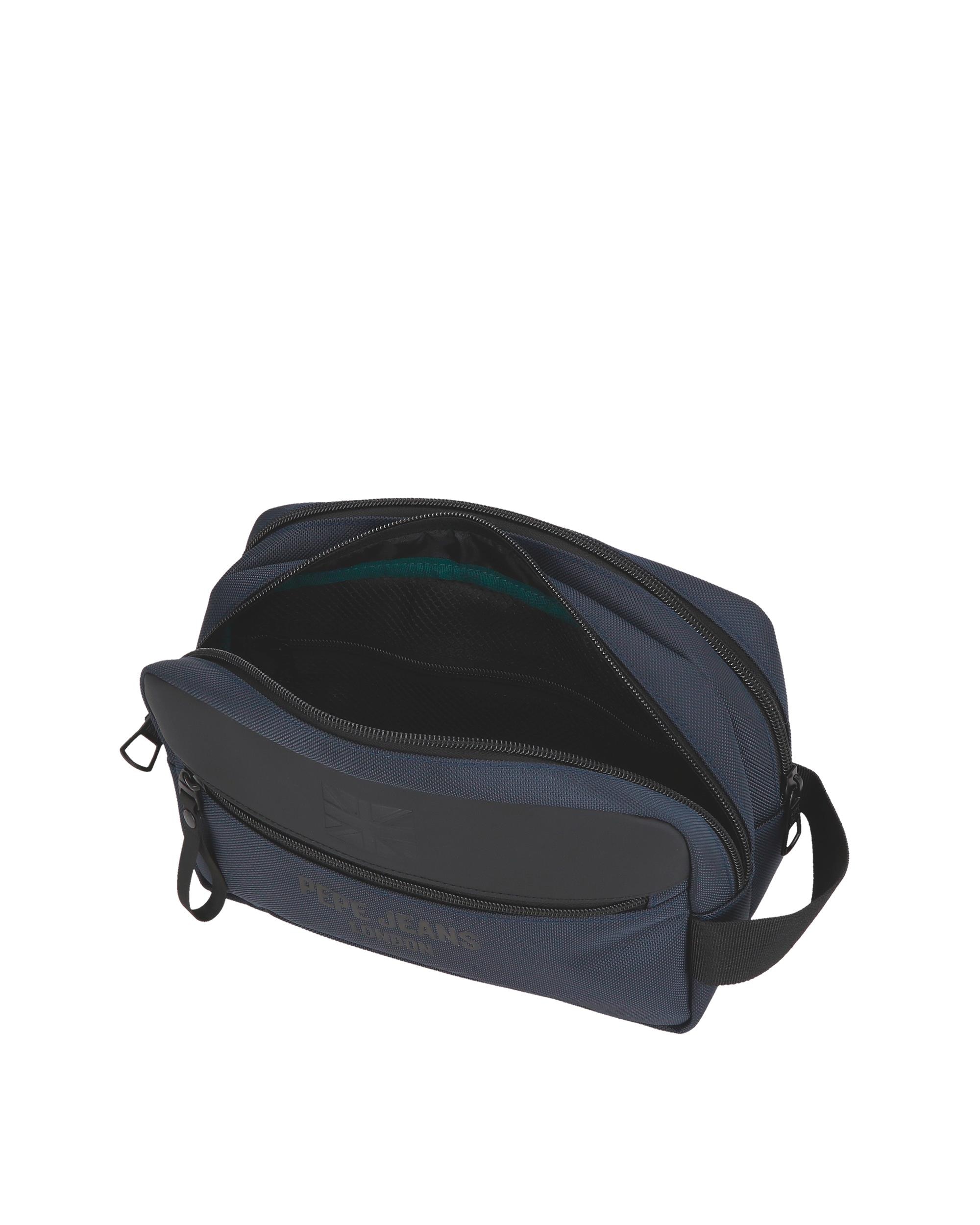 Necessaire Pepe Jeans Bromley Dois Compartimentos Adaptável em Azul Azul-5