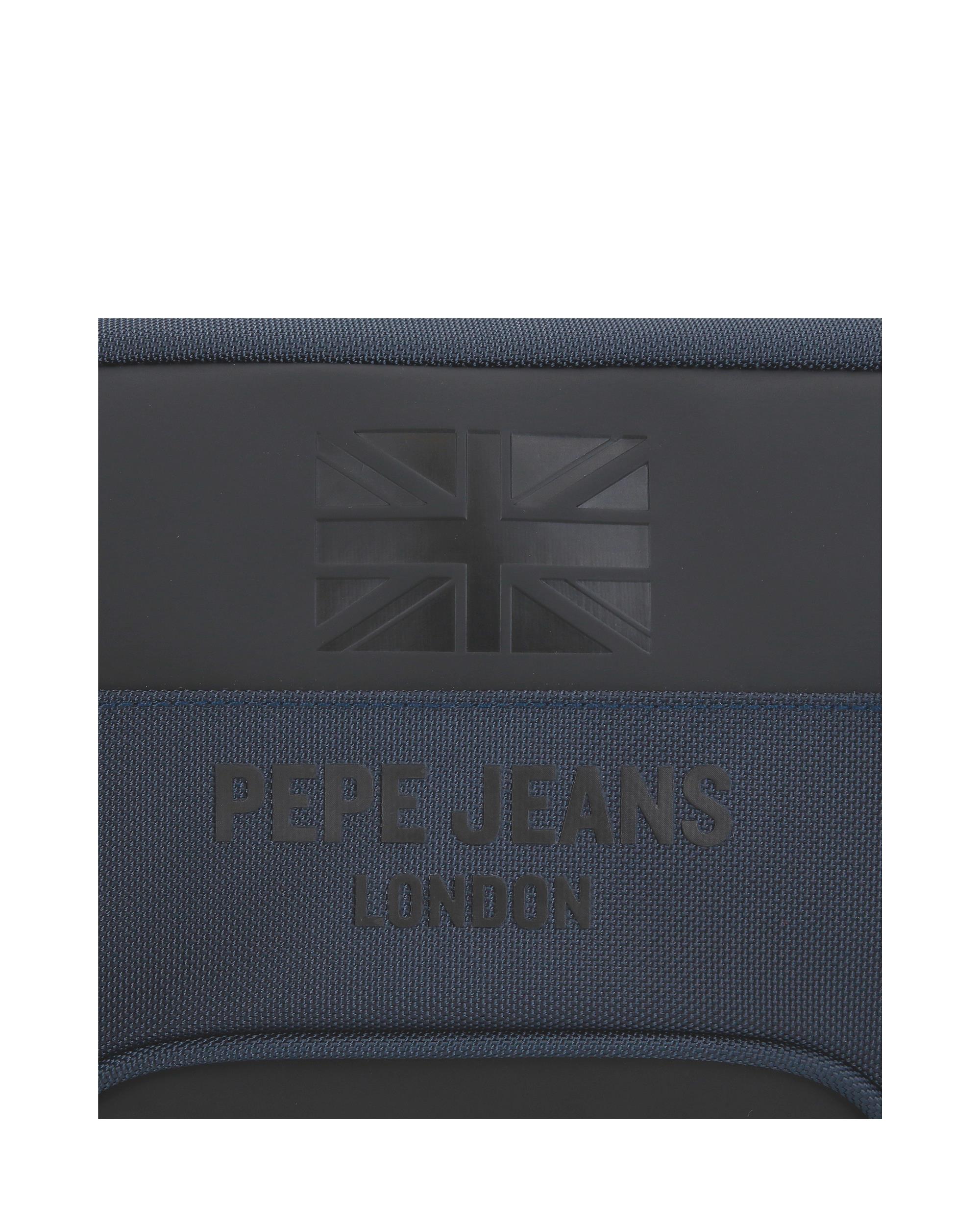 Mochila 13,3" Pepe Jeans Bromley com Bolso Frontal Azul-4