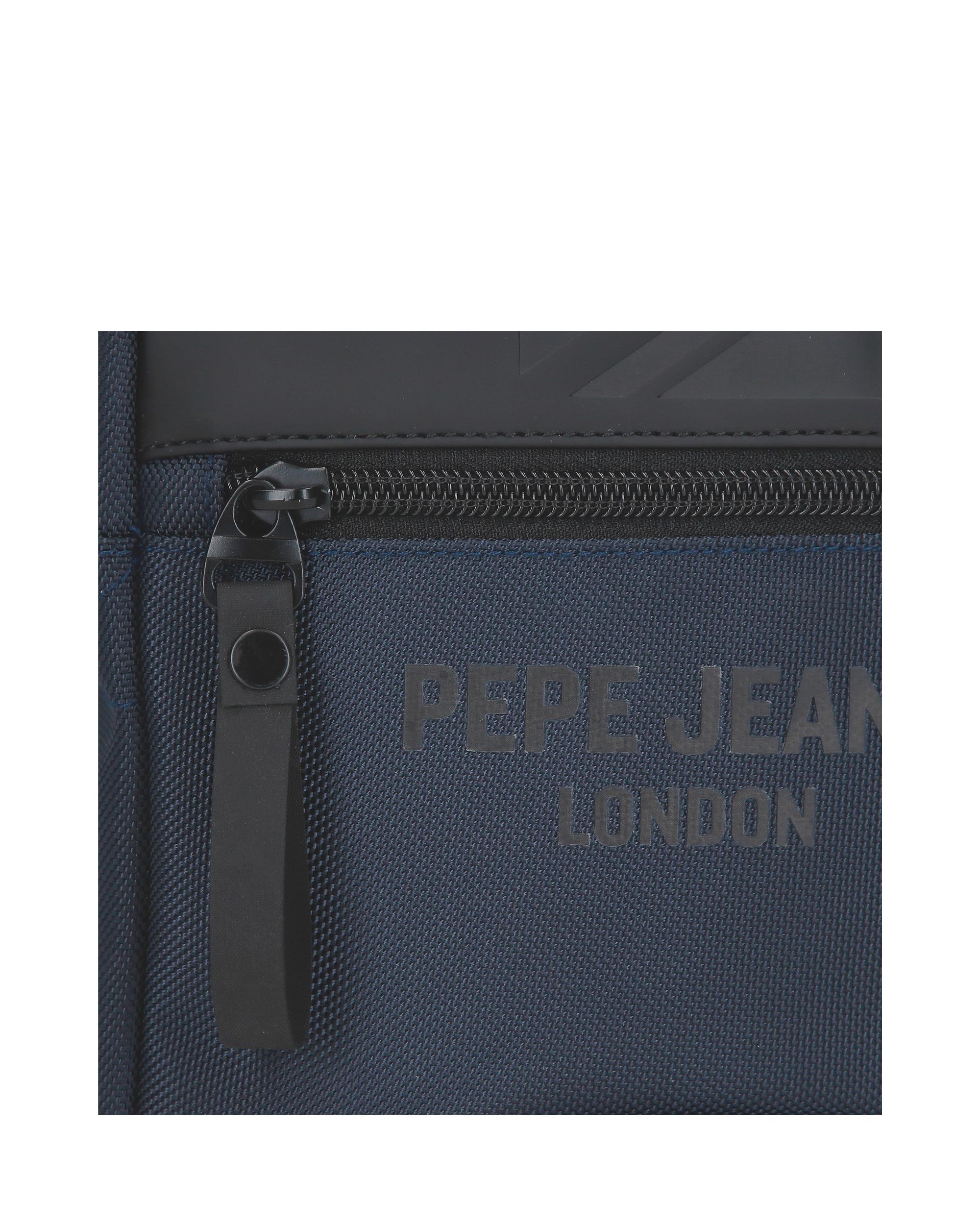 Mochila 13,3" Pepe Jeans Bromley com Bolso Frontal Azul-5