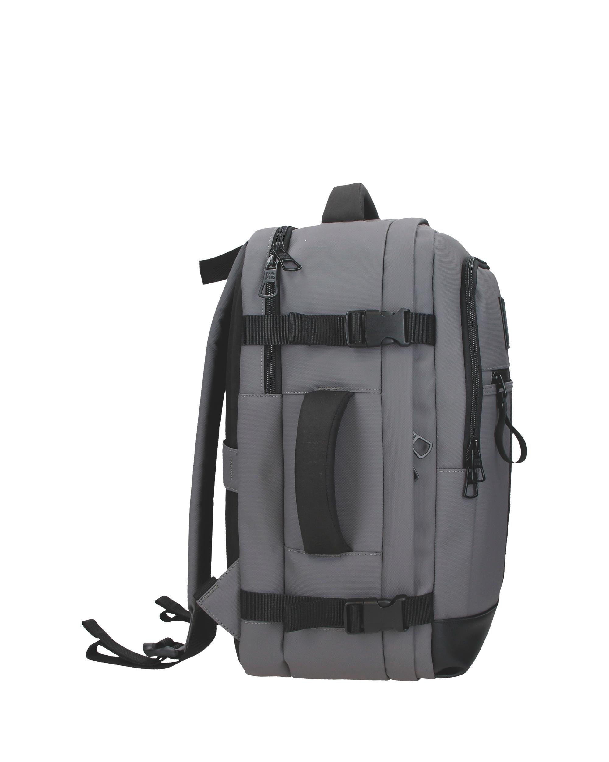 Mochila de Viagem Adaptável Porta Computador 40 Cm Pepe Jeans Hoxton Marinho Cinzento-2