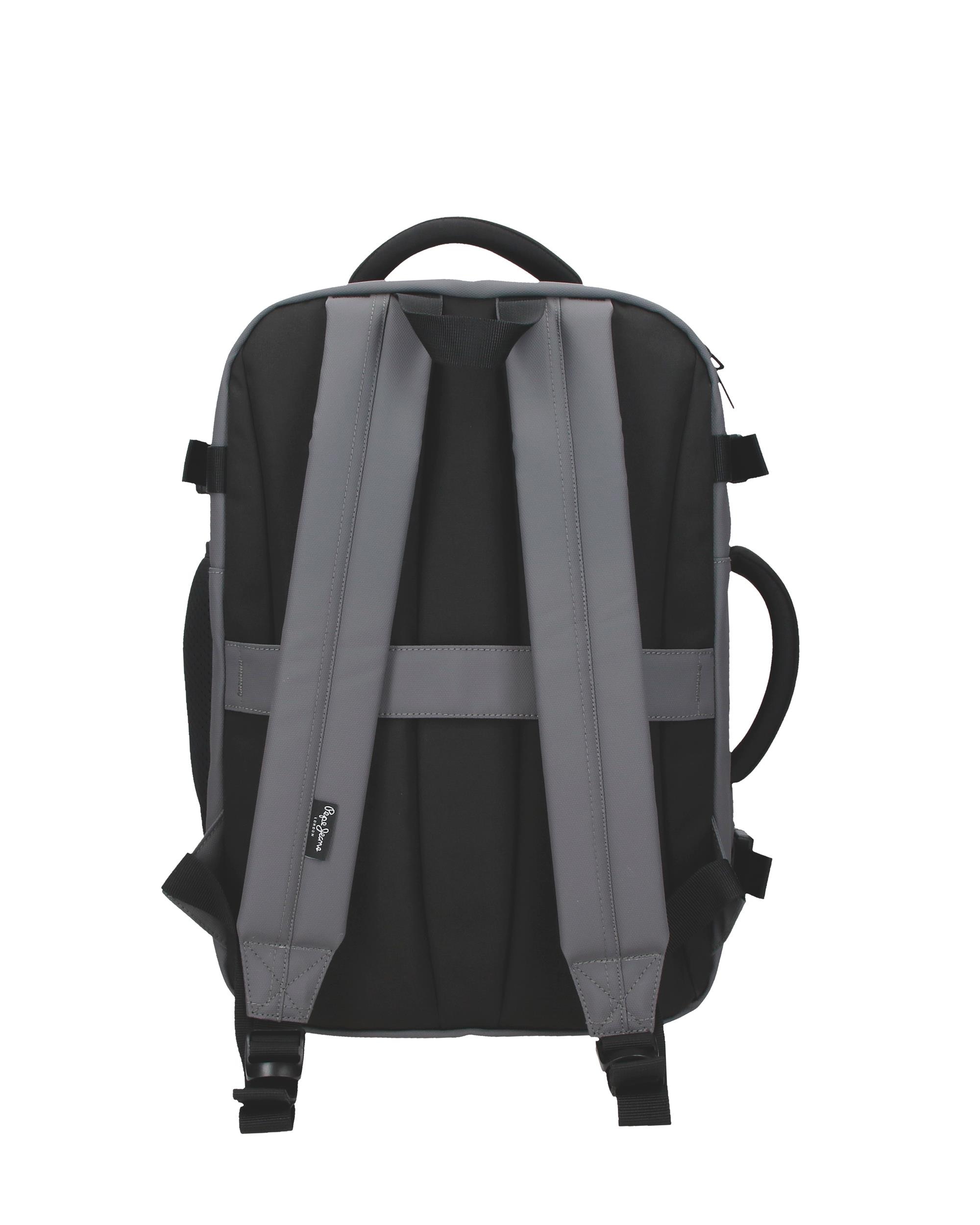 Mochila de Viagem Adaptável Porta Computador 40 Cm Pepe Jeans Hoxton Marinho Cinzento-3