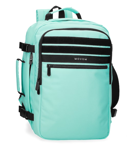 Imagem 0 de Mochila de Viagem Movom Foster Apto para Cabine 40 Cm em Turquesa Dois Compartimentos