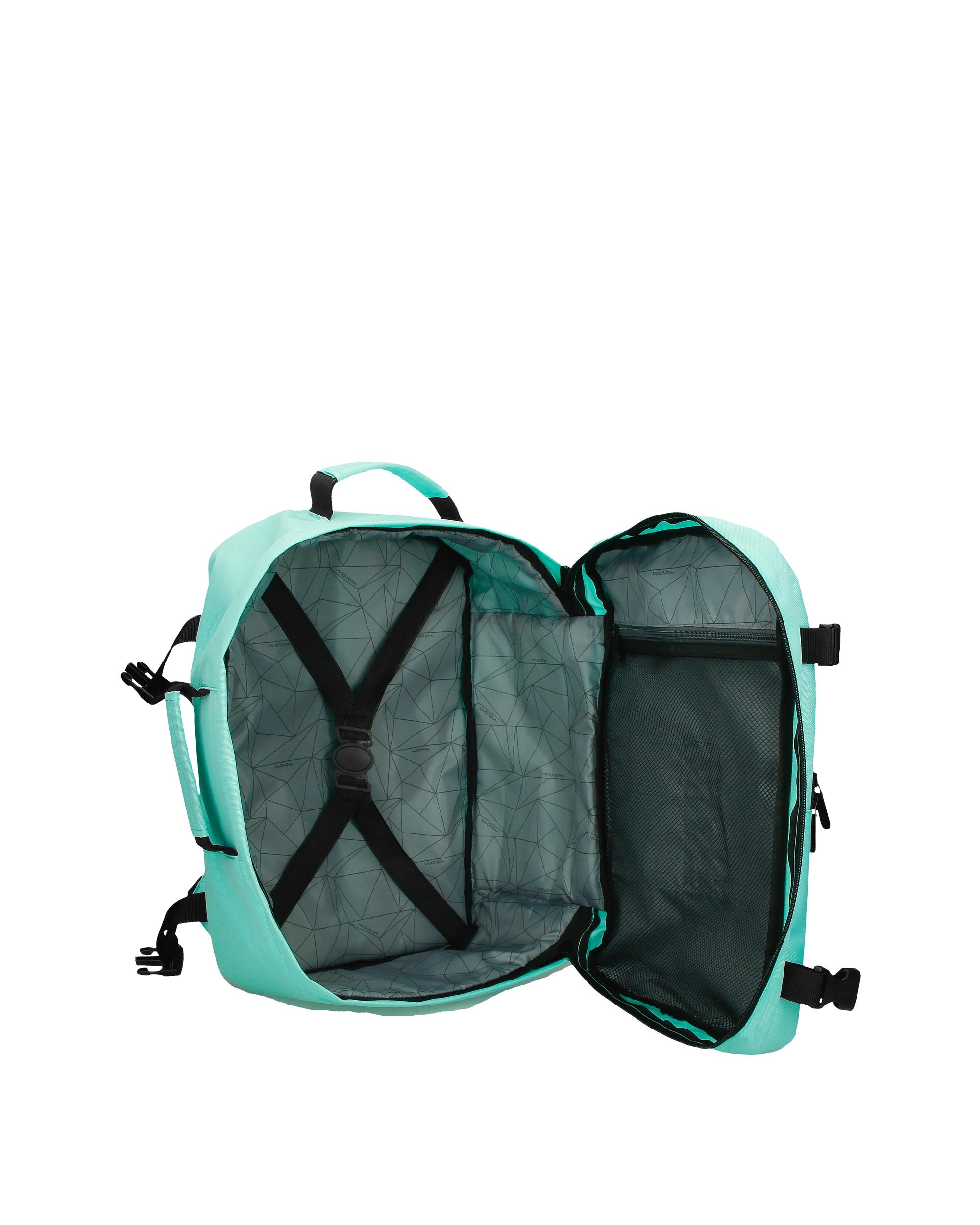 Mochila de Viagem 40 Cm Dois Compartimentos Movom Foster Turquesa Azul-5