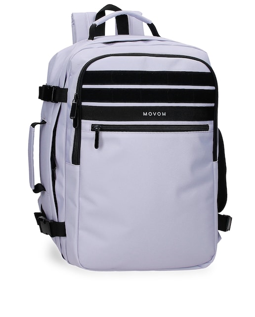 Imagem 0 de Mochila de Viagem Movom Foster Apto para Cabine 40 Cm em Lilás Dois Compartimentos