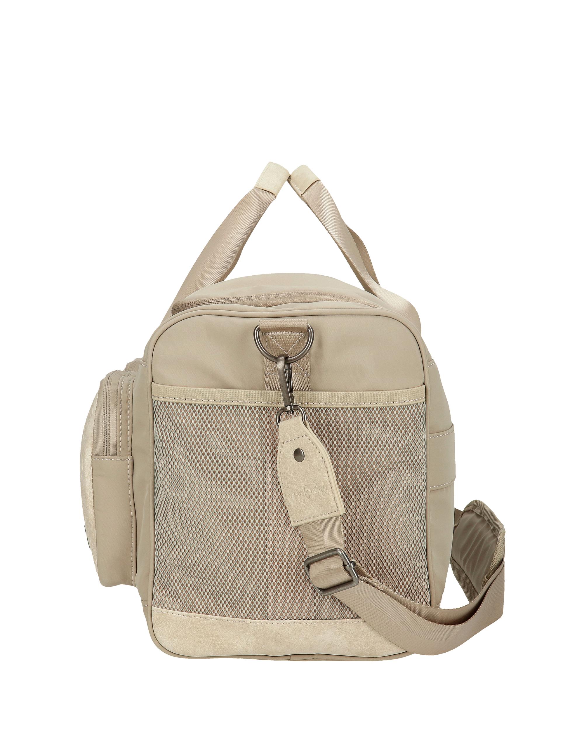 Mala de Viagem Pepe Jeans Jana com Capacidade de 20l em Bege Ouro-4