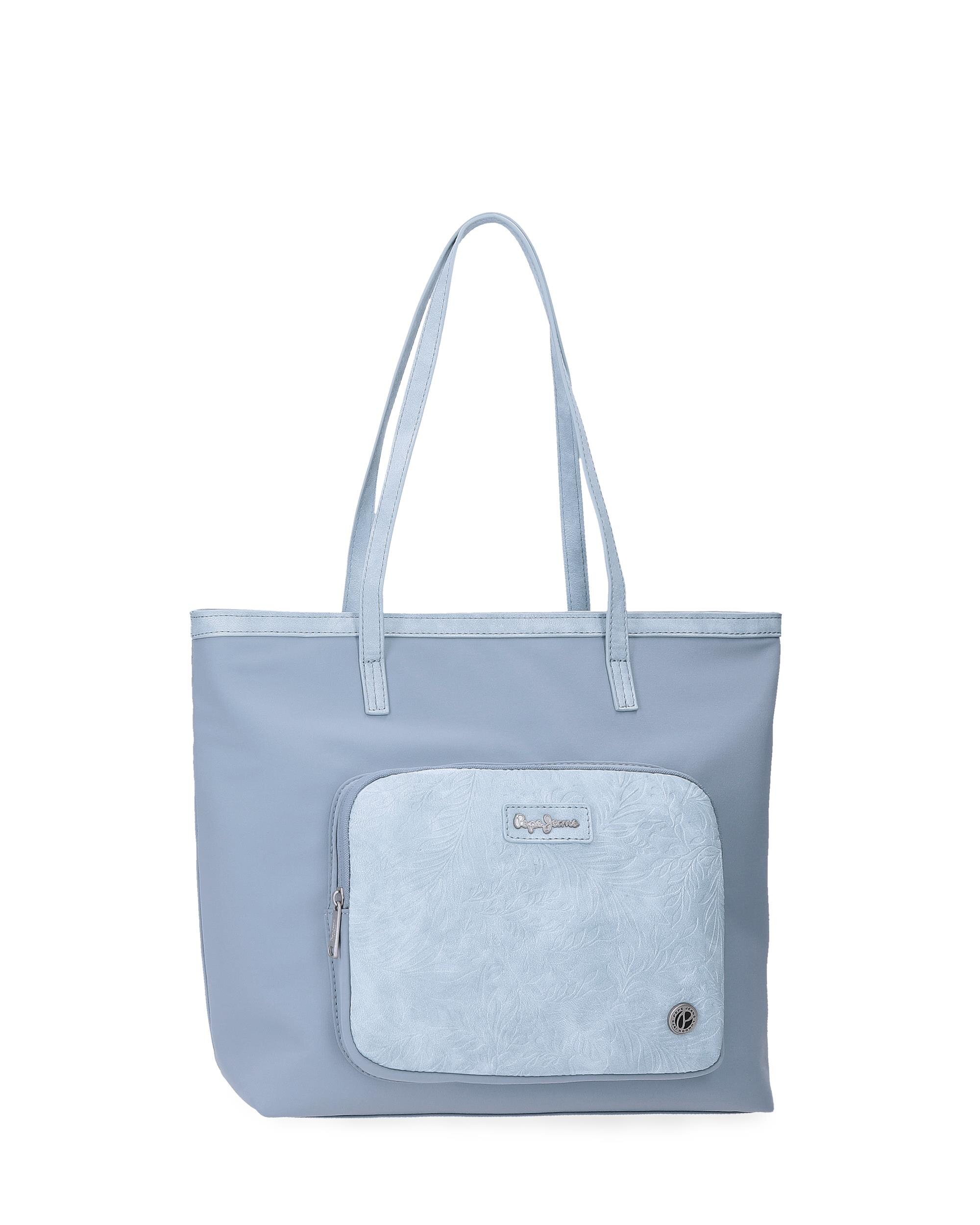 Imagem 0 de Mala Tote Pepe Jeans Jana Azul-claro