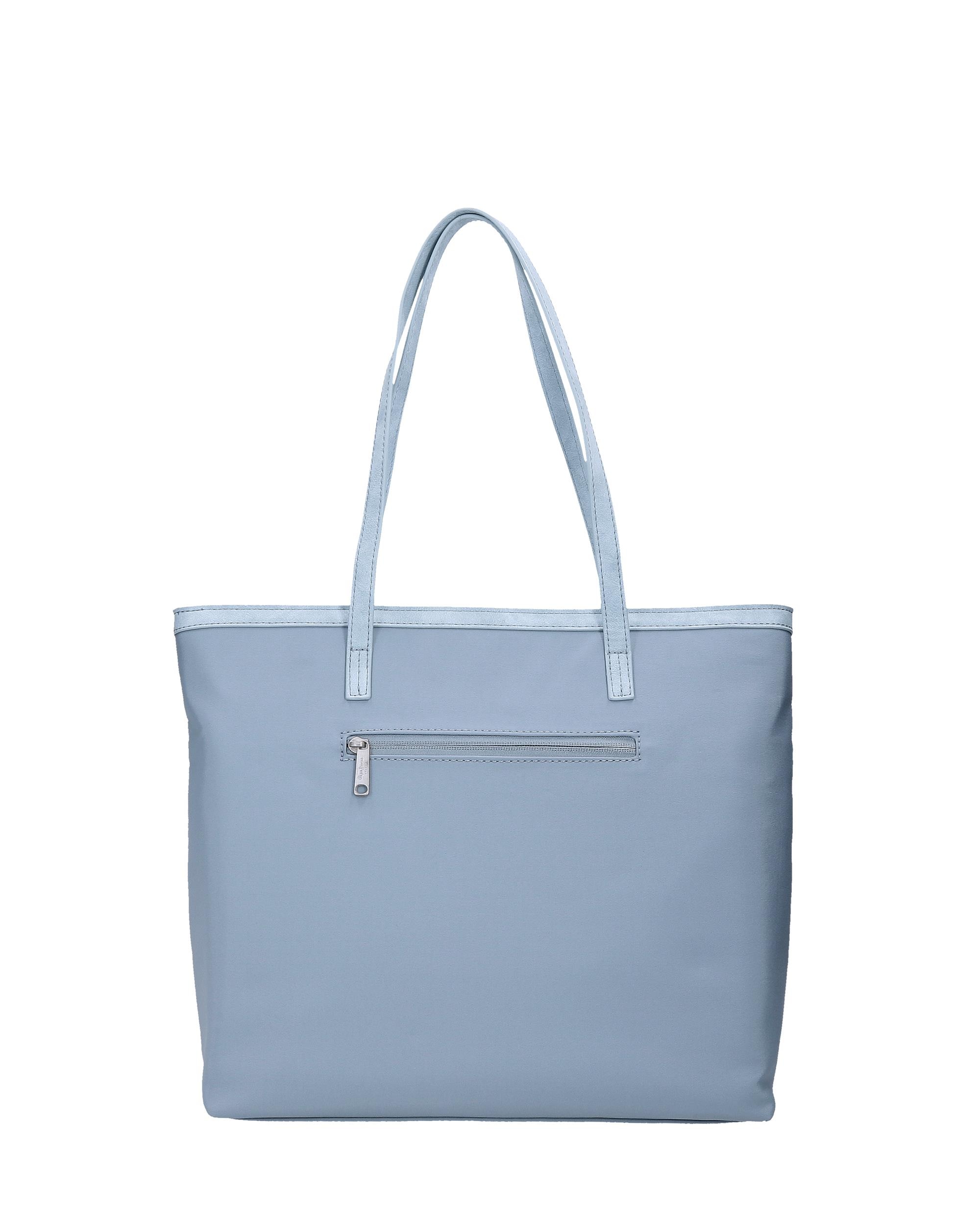 Mala Tote Pepe Jeans Jana Bege Azul-3