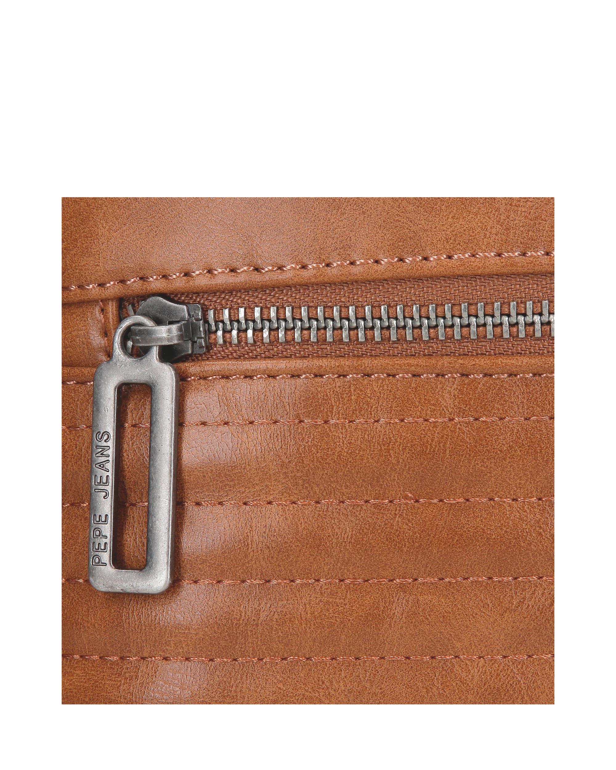Bolso Tote Biker Castanho-4