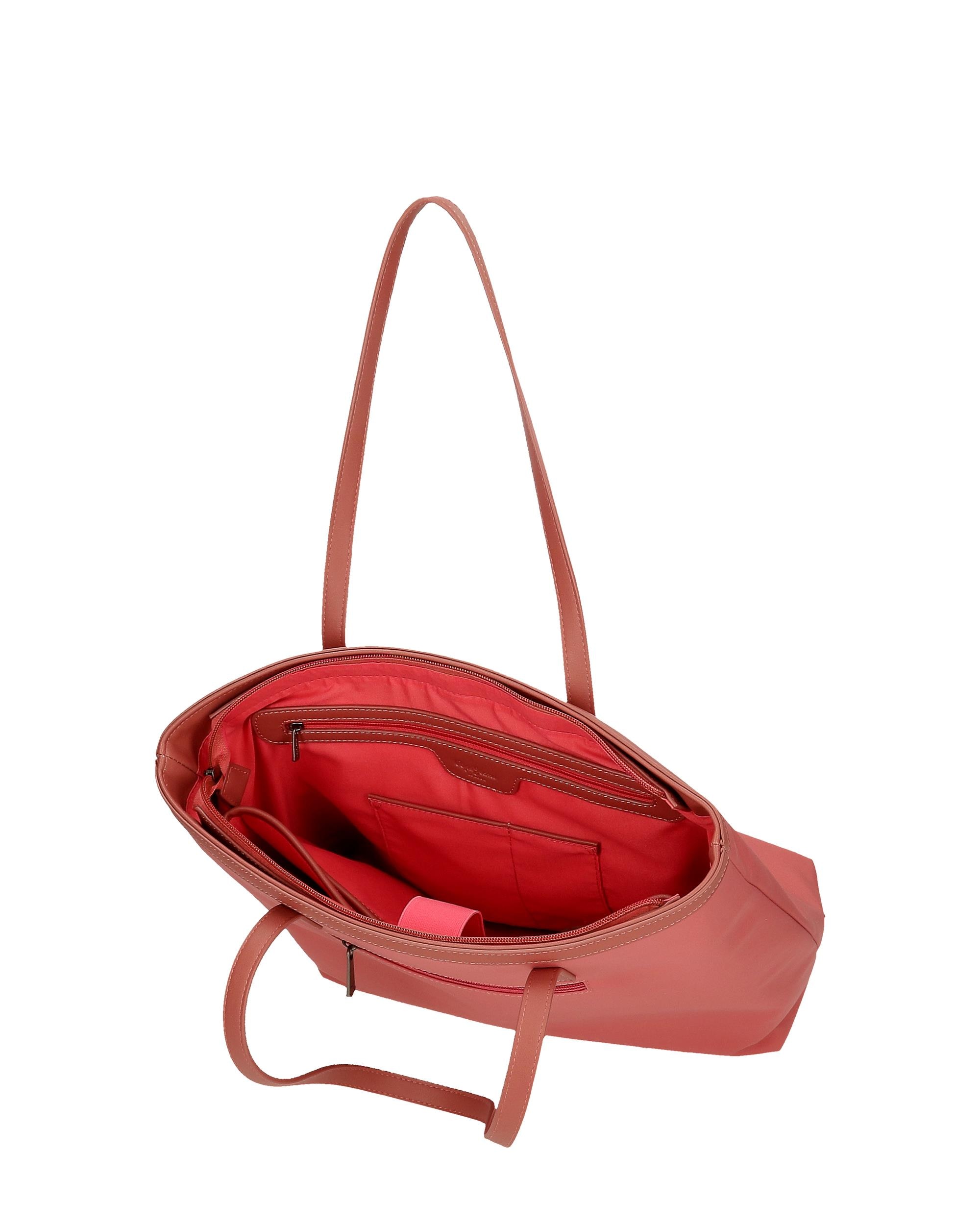 Mala Tote Pepe Jeans Corin Terracota Rosa-5