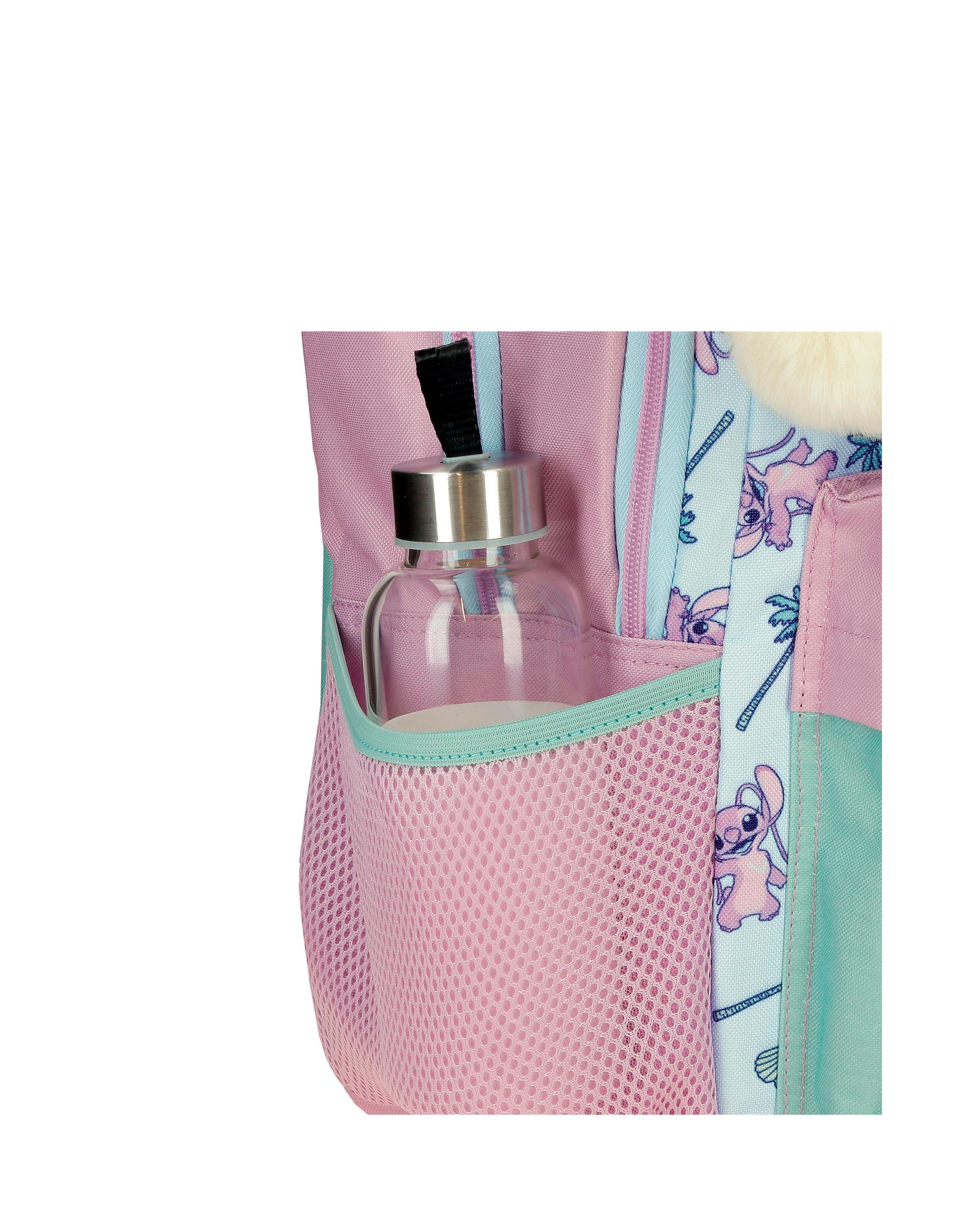 Mochila Stitch Just Chill de Dois Compartimentos 44 Cm Verde-6