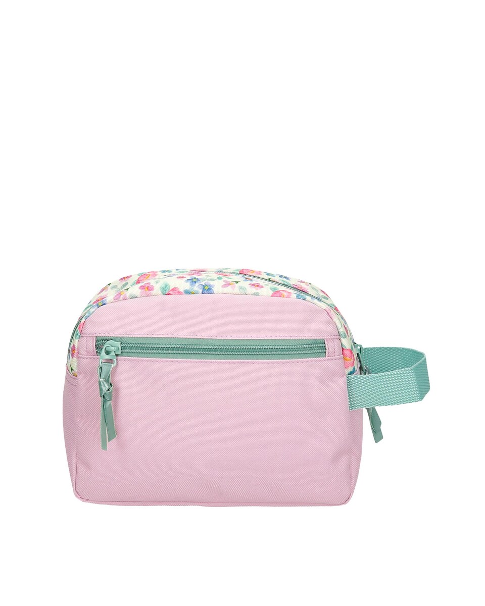 Estojo My Little Garden de Cinco Compartimentos com Alça para Pendurar Rosa-3