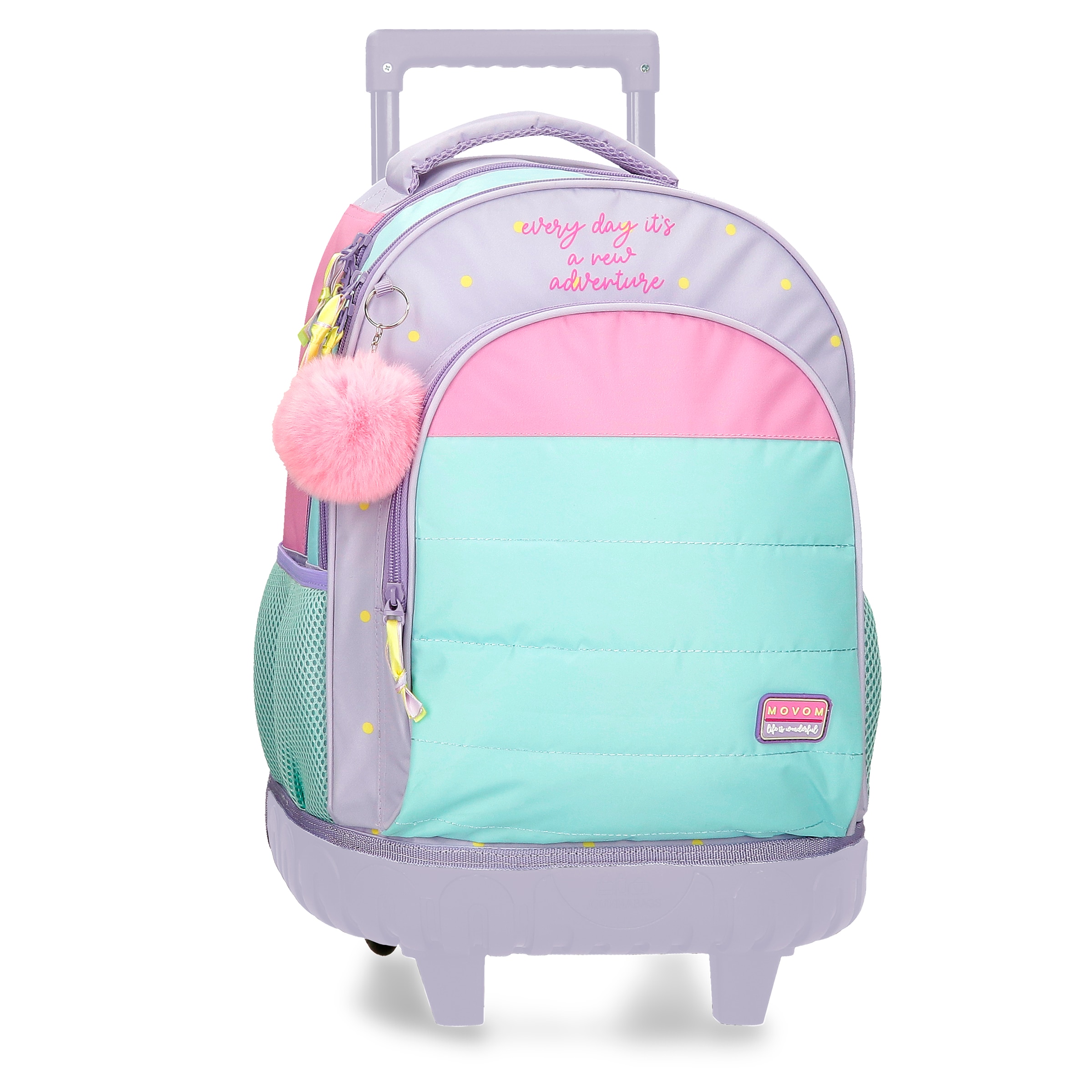 Imagem 0 de Mochila de Duas Rodas New Adventures e Pompom Decorativo