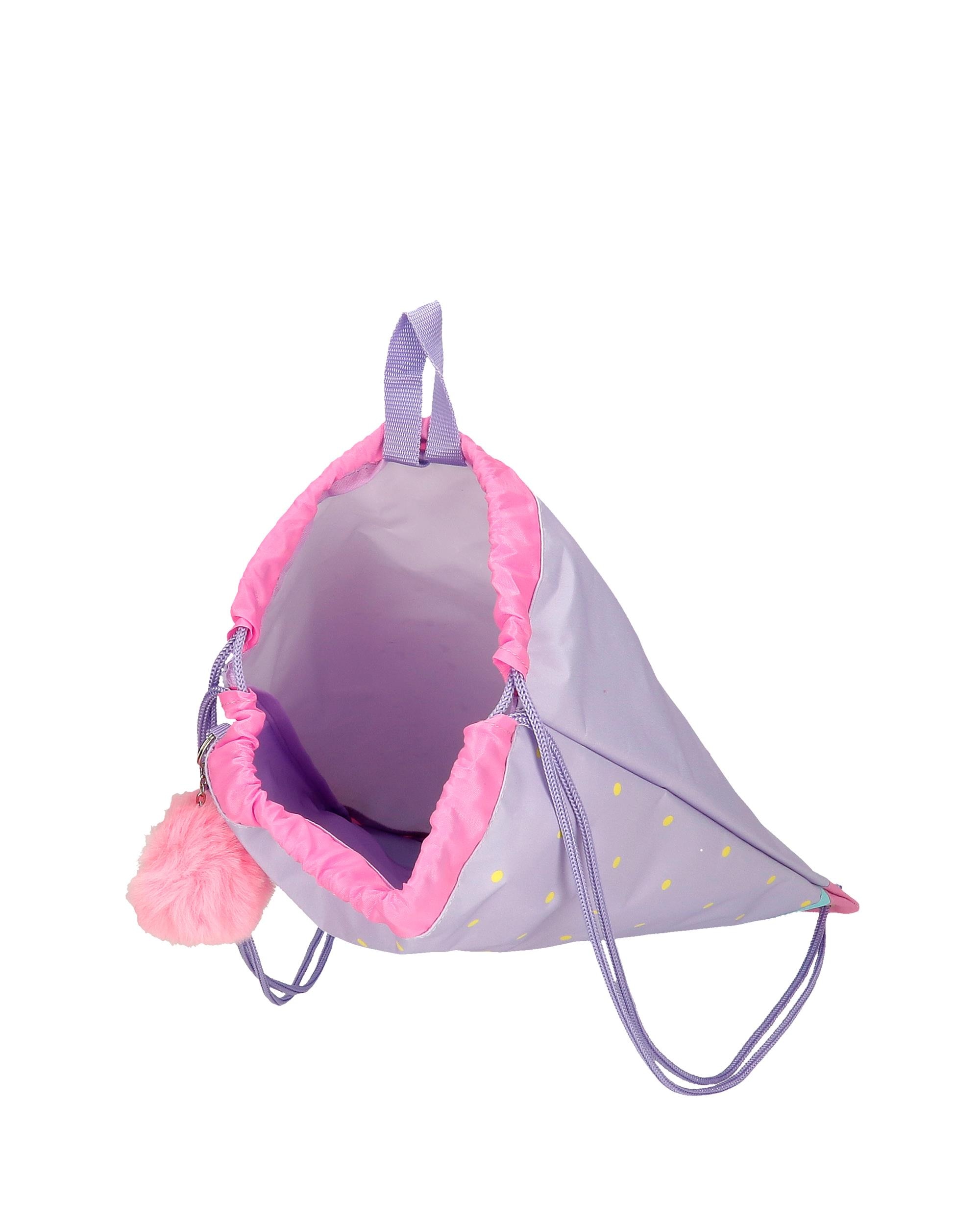 Mochila Saco New Adventures com Multicolor-4