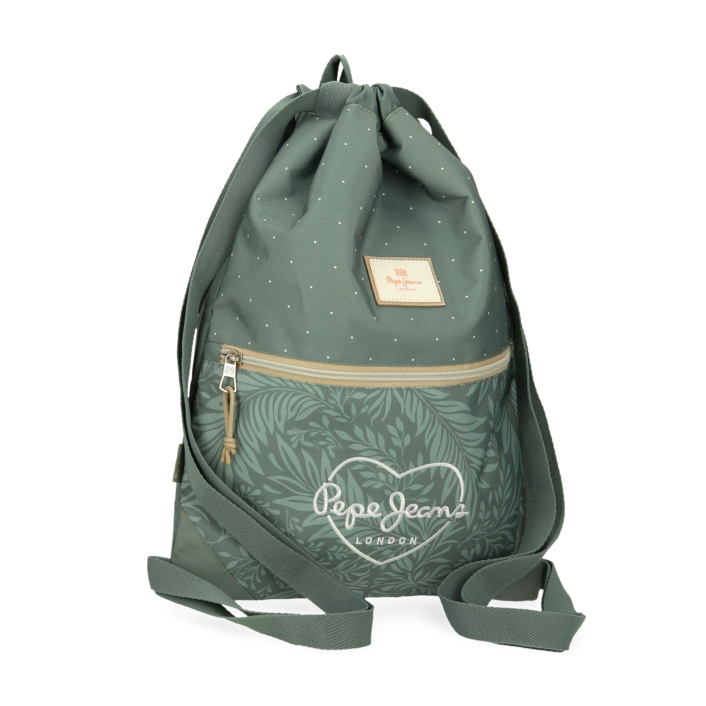 Imagem 0 de Mochila Saco Coralie com Bolso de Fecho Zip