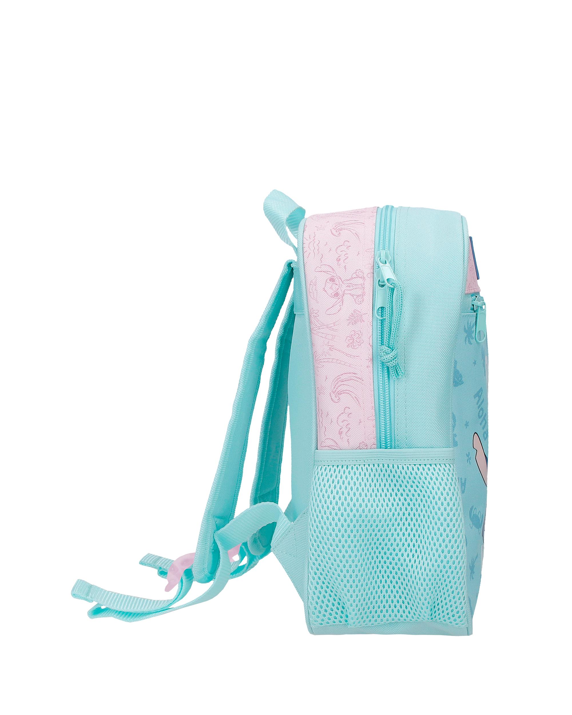Mochila Lilo & Stitch Beach & Love 28 Cm com Capacidade de 6,44l Azul-2