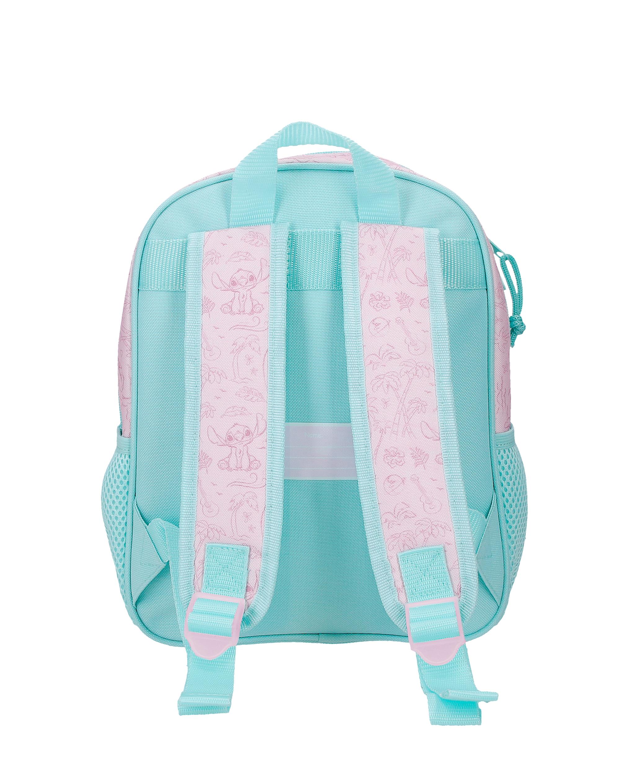 Mochila Lilo & Stitch Beach & Love 28 Cm com Capacidade de 6,44l Azul-3