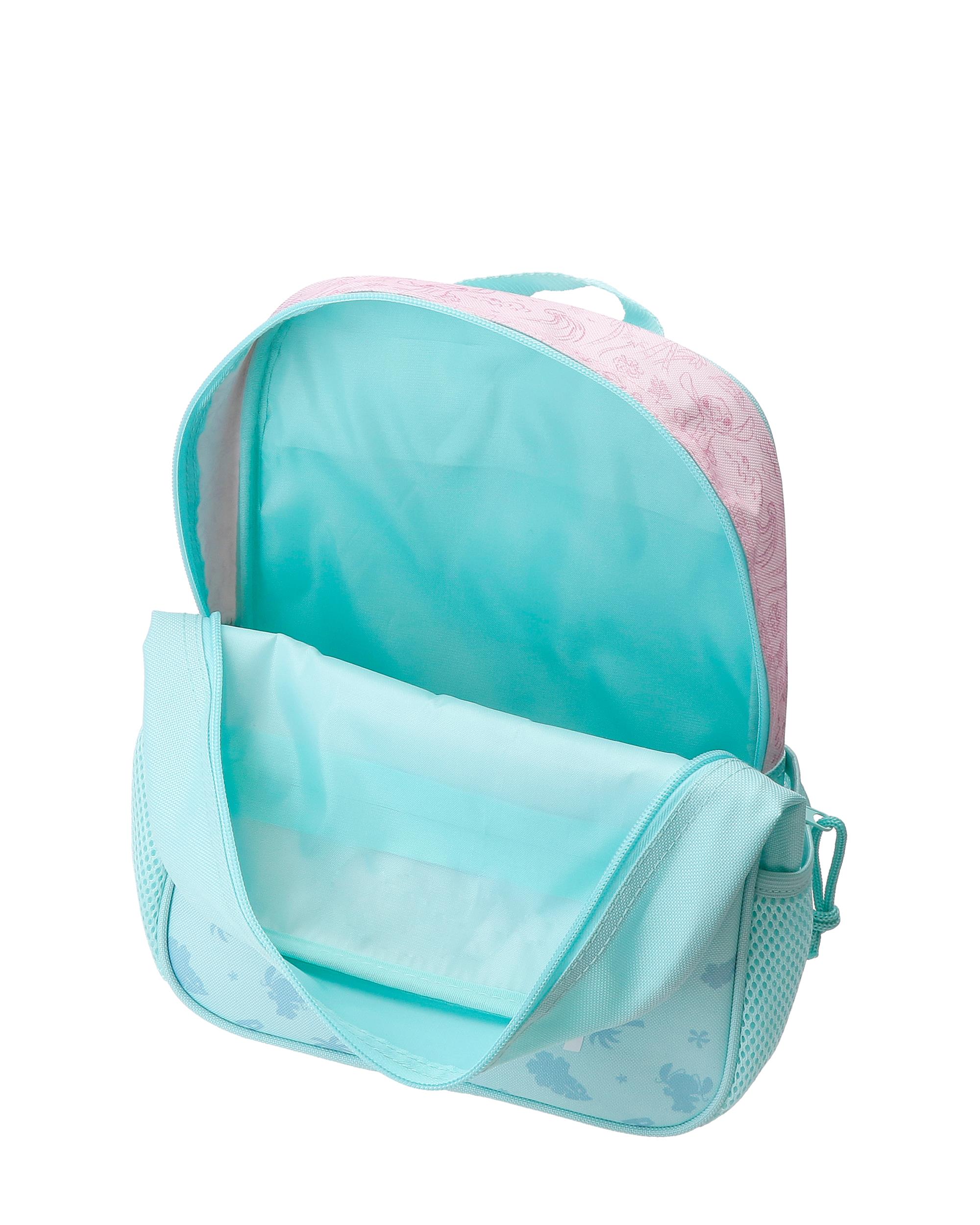 Mochila Lilo & Stitch Beach & Love 28 Cm com Capacidade de 6,44l Azul-4