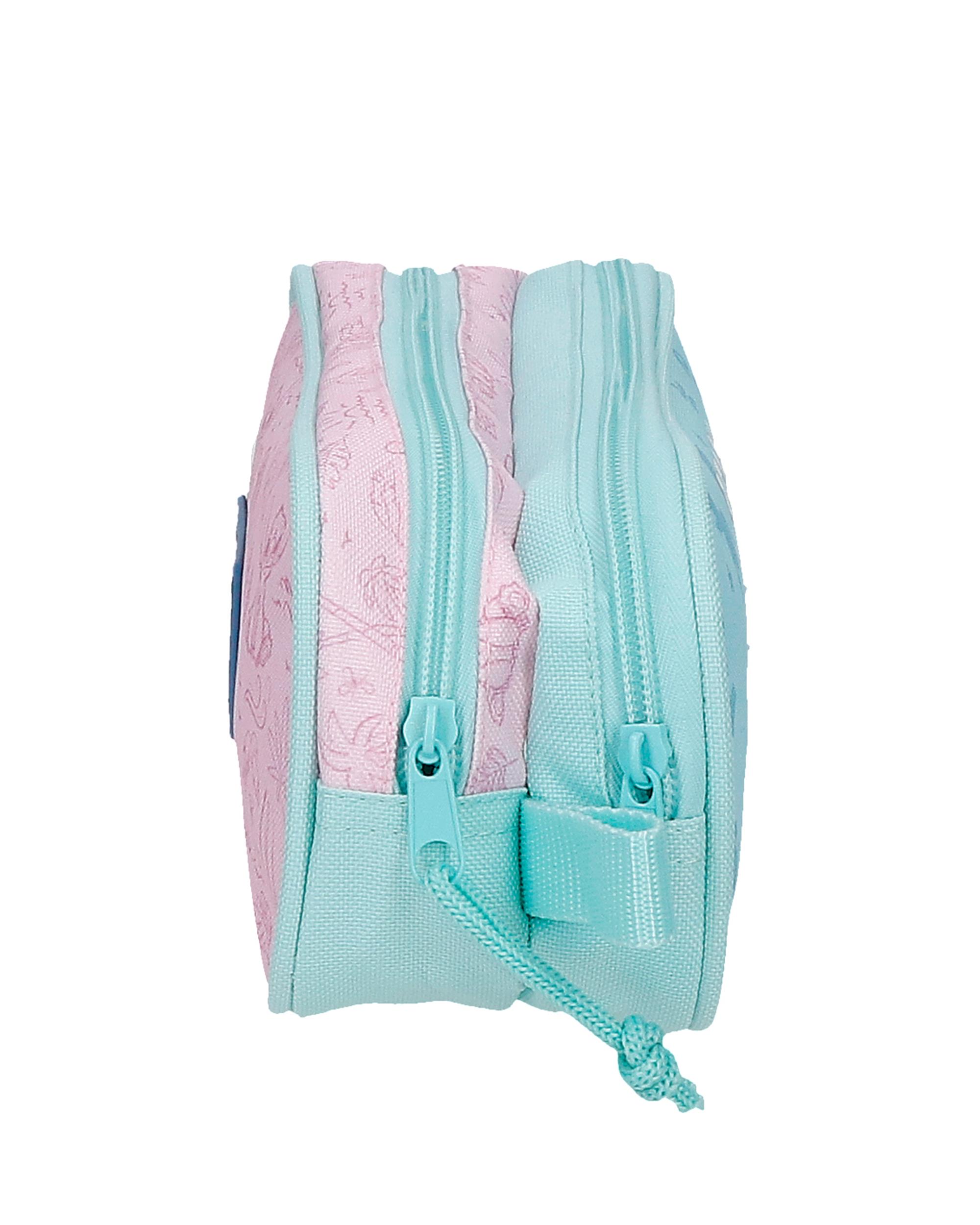 Necessaire Beach & Love de Dois Compartimentos em Turquesa Verde Azul-2