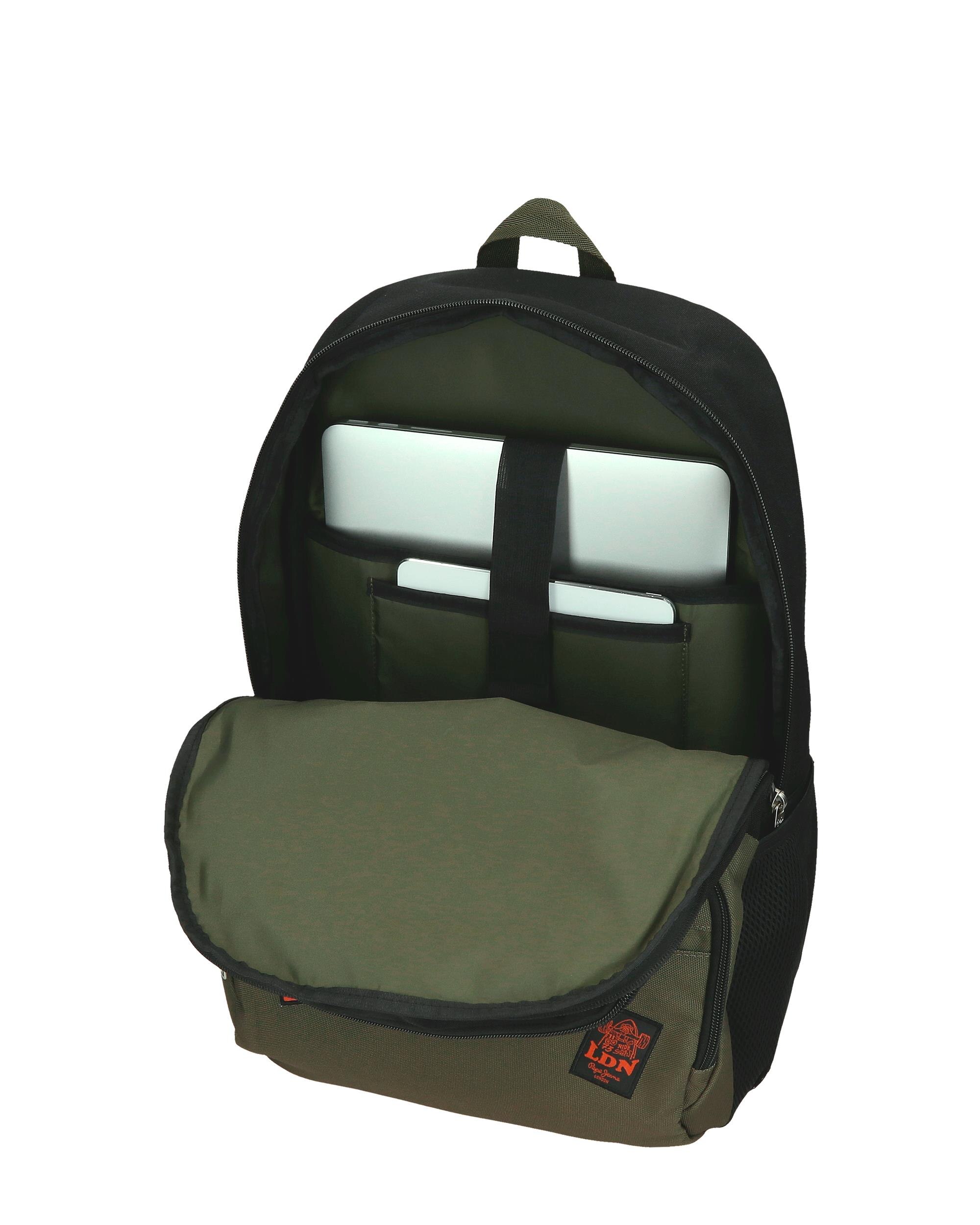 Mochila Ponder de Dois Compartimentos e Bolso para Tablet Preto-4