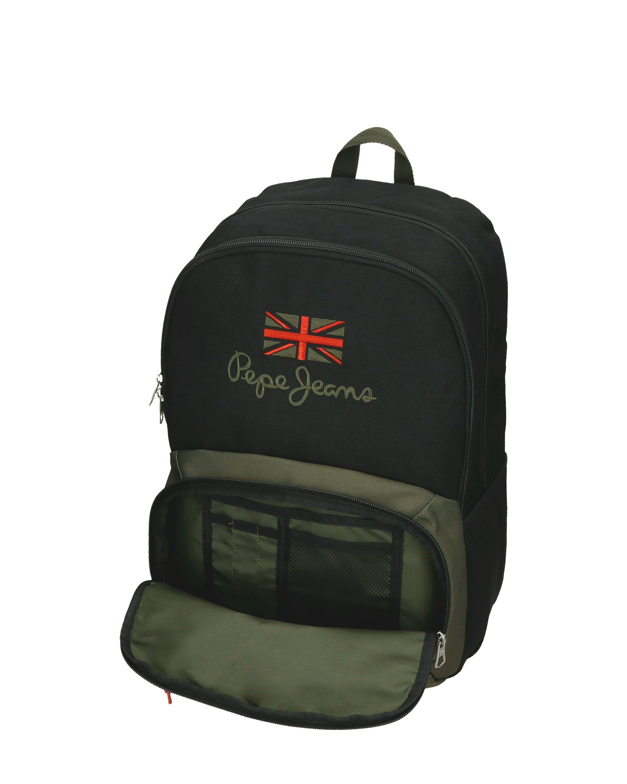 Mochila Ponder de Dois Compartimentos e Bolso para Tablet Preto-6