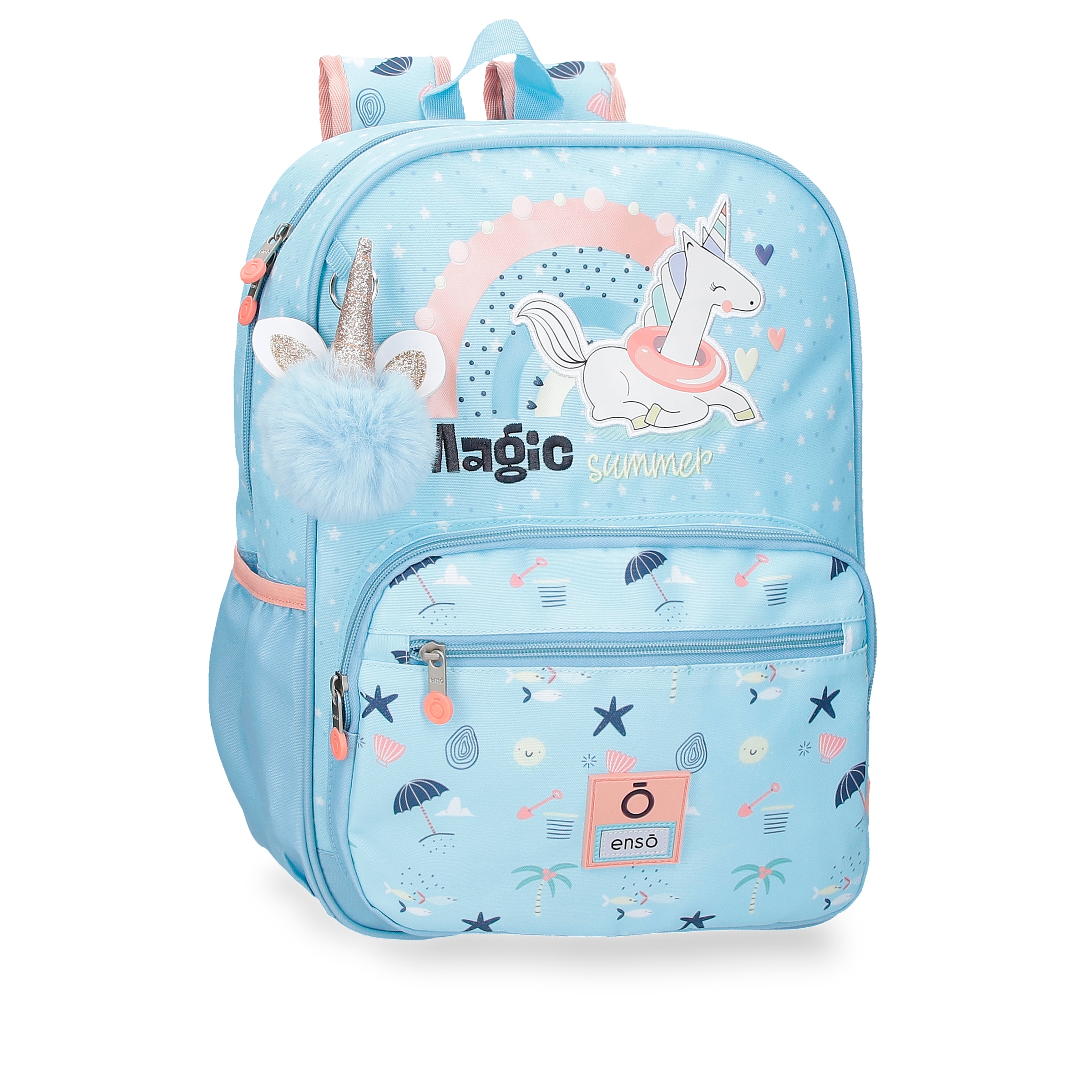 Imagem 0 de Mochila Escolar Magic Summer de 38cm com Bolsos Laterais